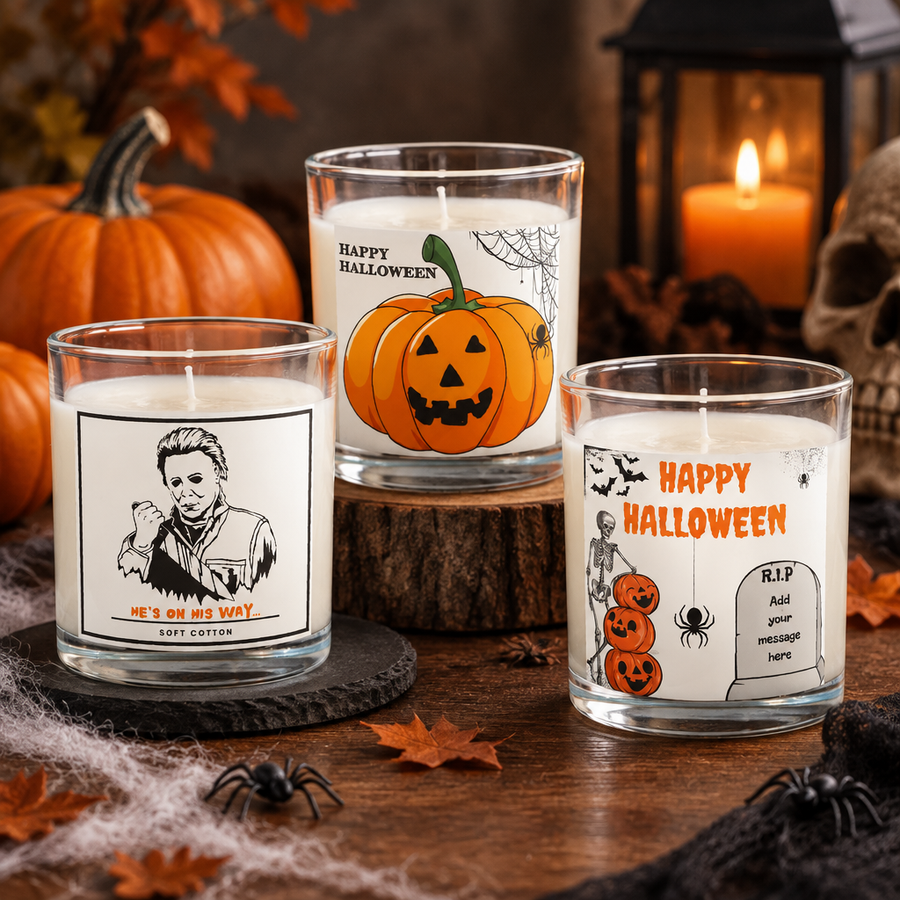 Halloween Personalised Candles