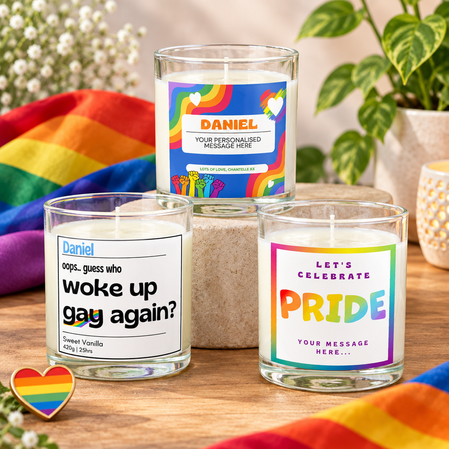 Pride | LGBTQ+ Personalised Candles