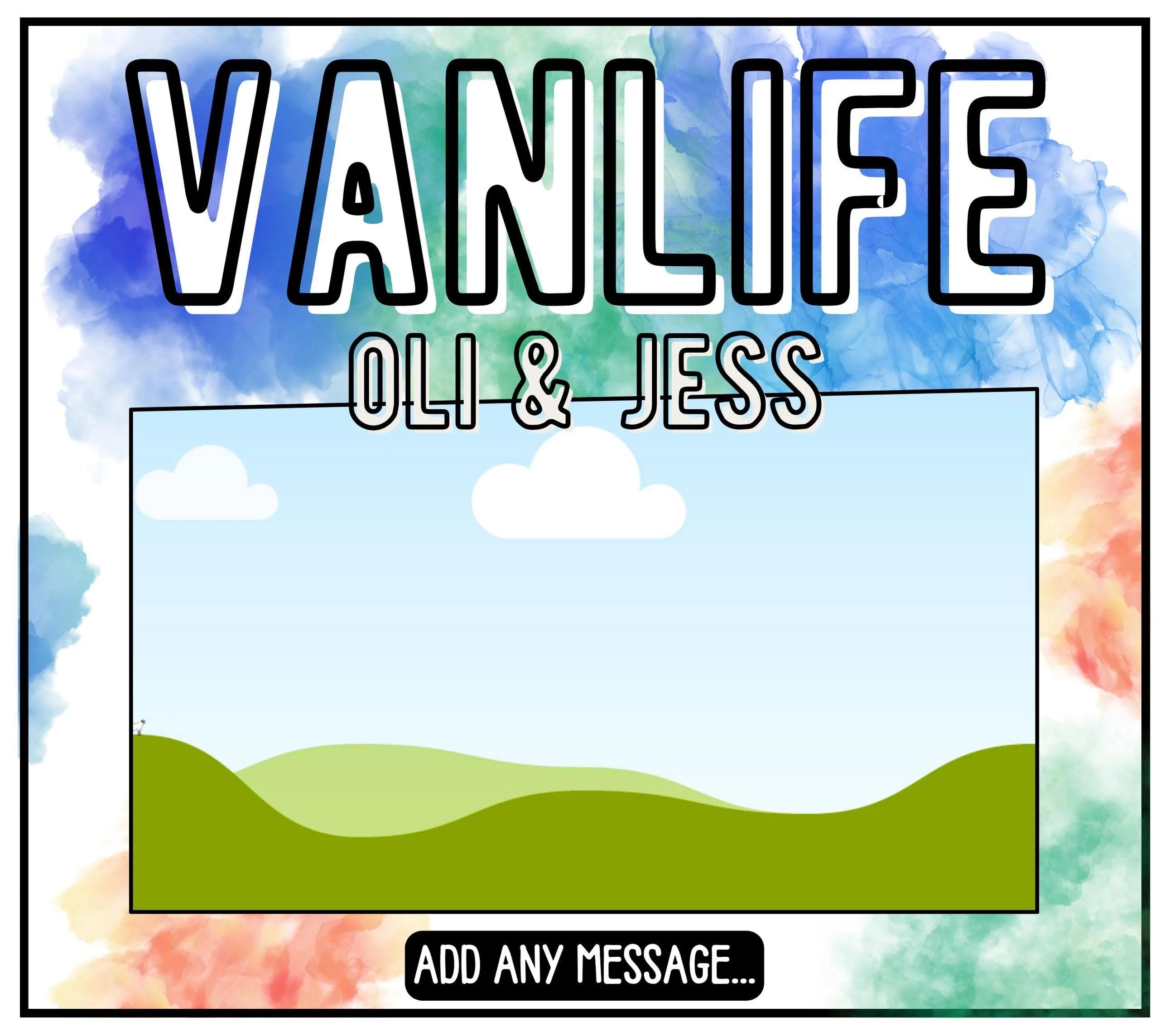 Vanlife Photo Personalised Candle | Vanlife Decorations | Photo gift for Vanlifer | Road Trip Gift | Personalised Photo Message Candle Gift Etsy