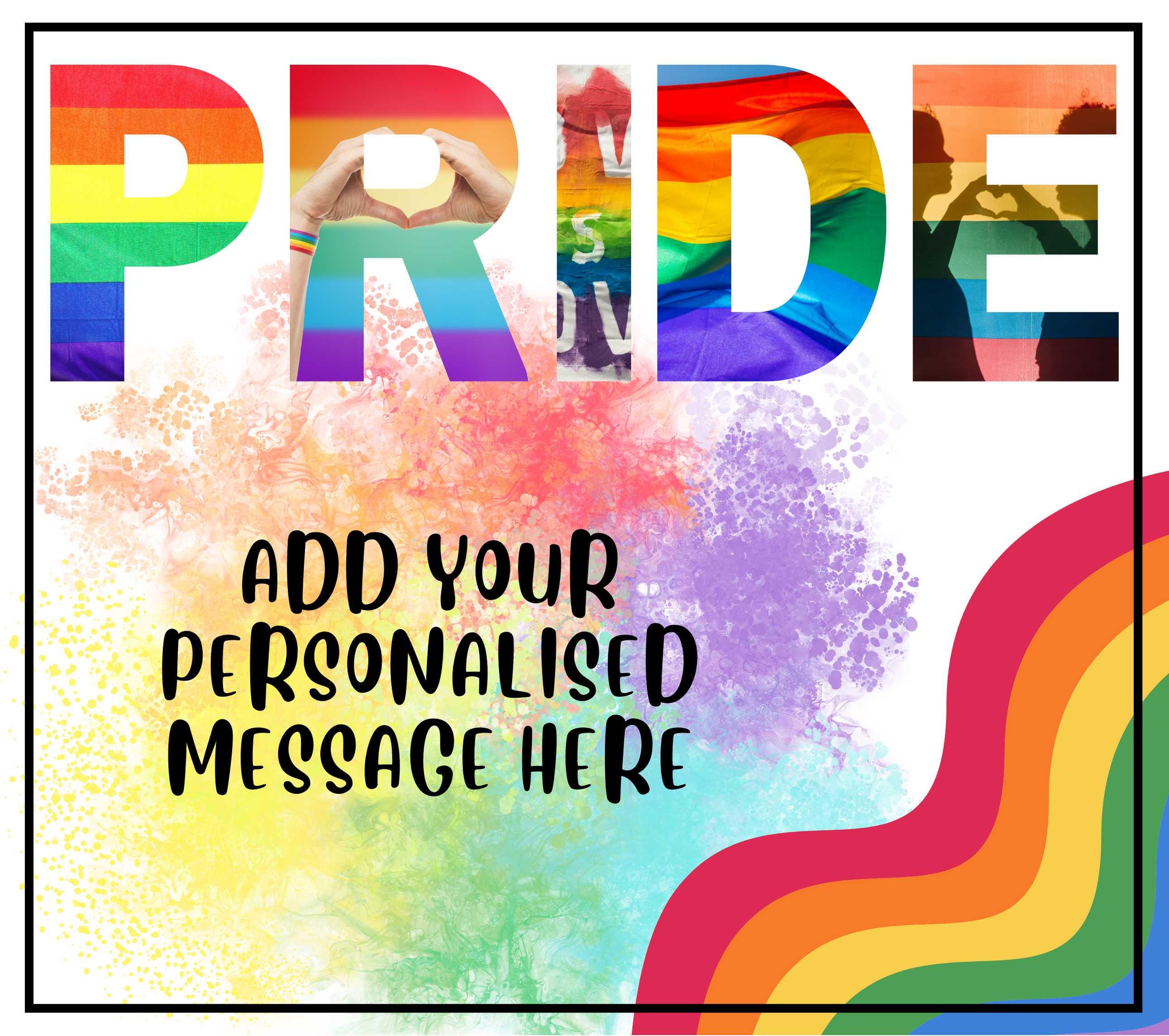 Pride Message Personalised Candle | LGBTQ Gifts | PRIDE | Gifts for Pride | Gay Pride Candle | Celebrating Pride | Lesbian Pride Candle Gift Etsy