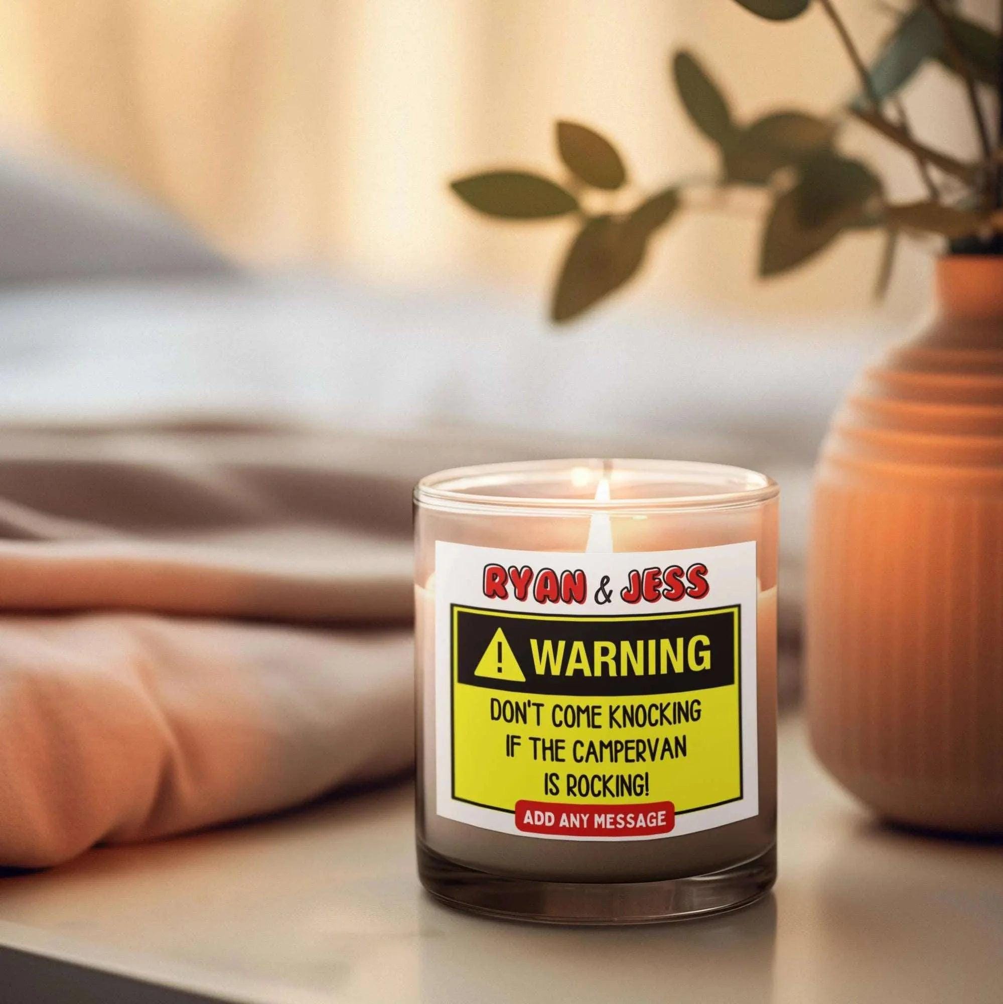 Campervan Is Rocking Funny Motorhome Candle | Vanlife Funny Gift | Rude Adult Joke | Motorhome Gift | Campervan Decor | Fun Caravan Gifts Etsy