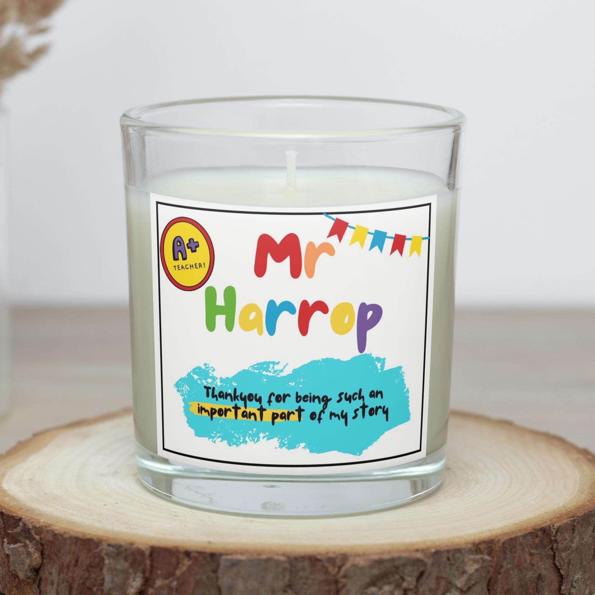 Thank You Teacher Personalised Candle | Favourite Teacher Gift | Thank You Teacher Gift | Candle for School Teacher | End of Term Teacher Etsy