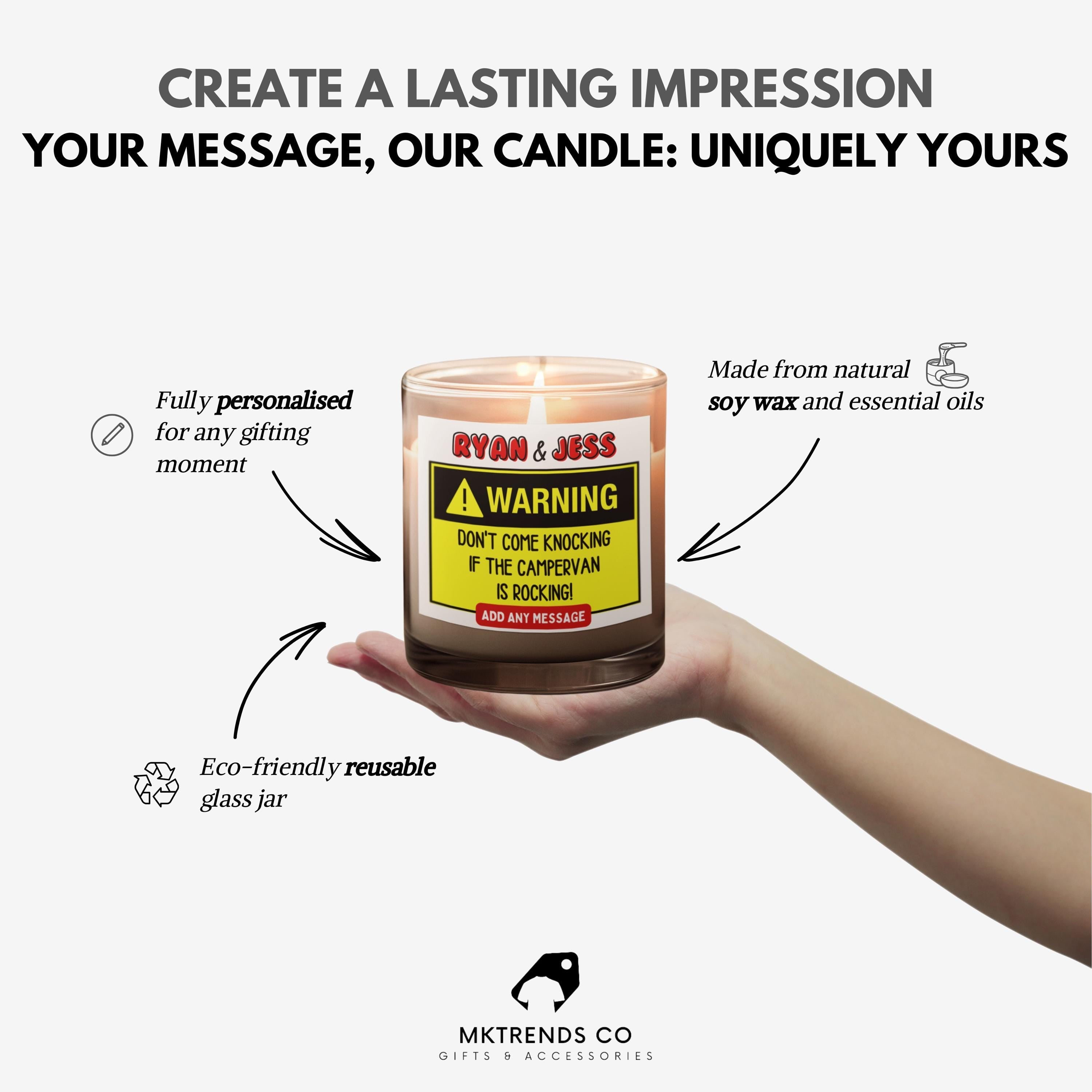 Campervan Is Rocking Funny Motorhome Candle | Vanlife Funny Gift | Rude Adult Joke | Motorhome Gift | Campervan Decor | Fun Caravan Gifts Etsy