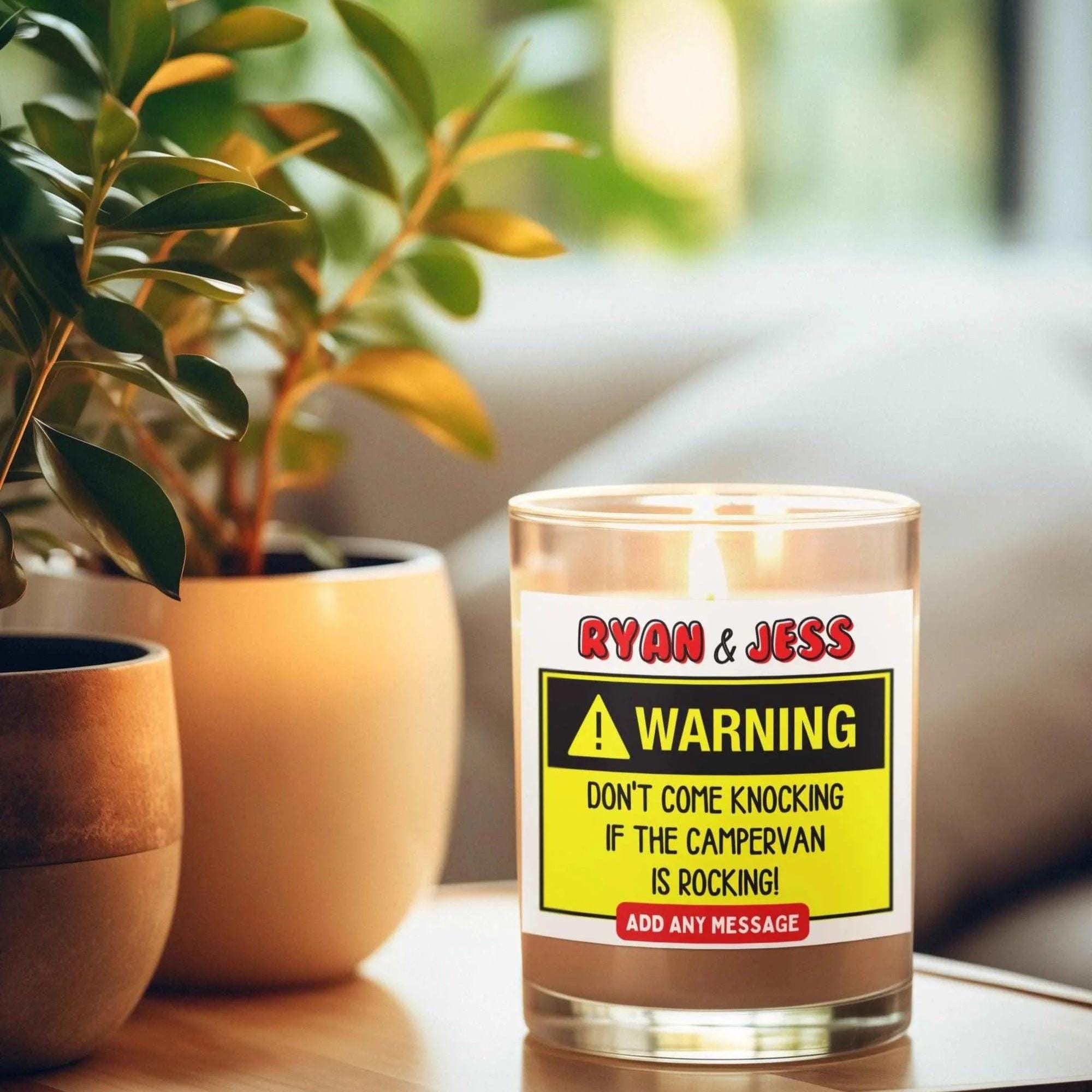 Campervan Is Rocking Funny Motorhome Candle | Vanlife Funny Gift | Rude Adult Joke | Motorhome Gift | Campervan Decor | Fun Caravan Gifts Etsy