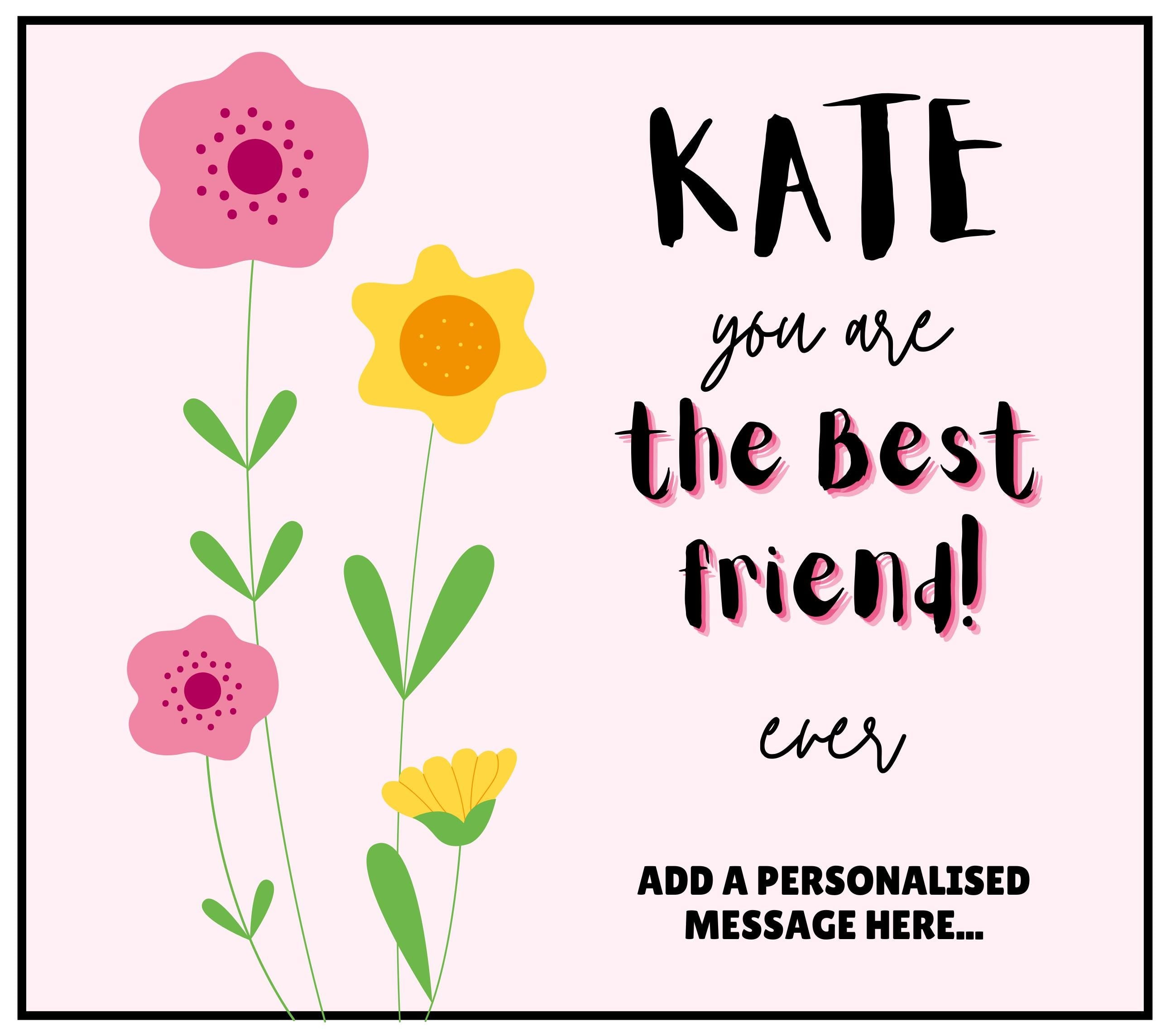 You are the Best Friend Personalised Candle Gift | Best Friend Appreciation Gift | Thank You Friend Candle | Friend Personalised Message Etsy