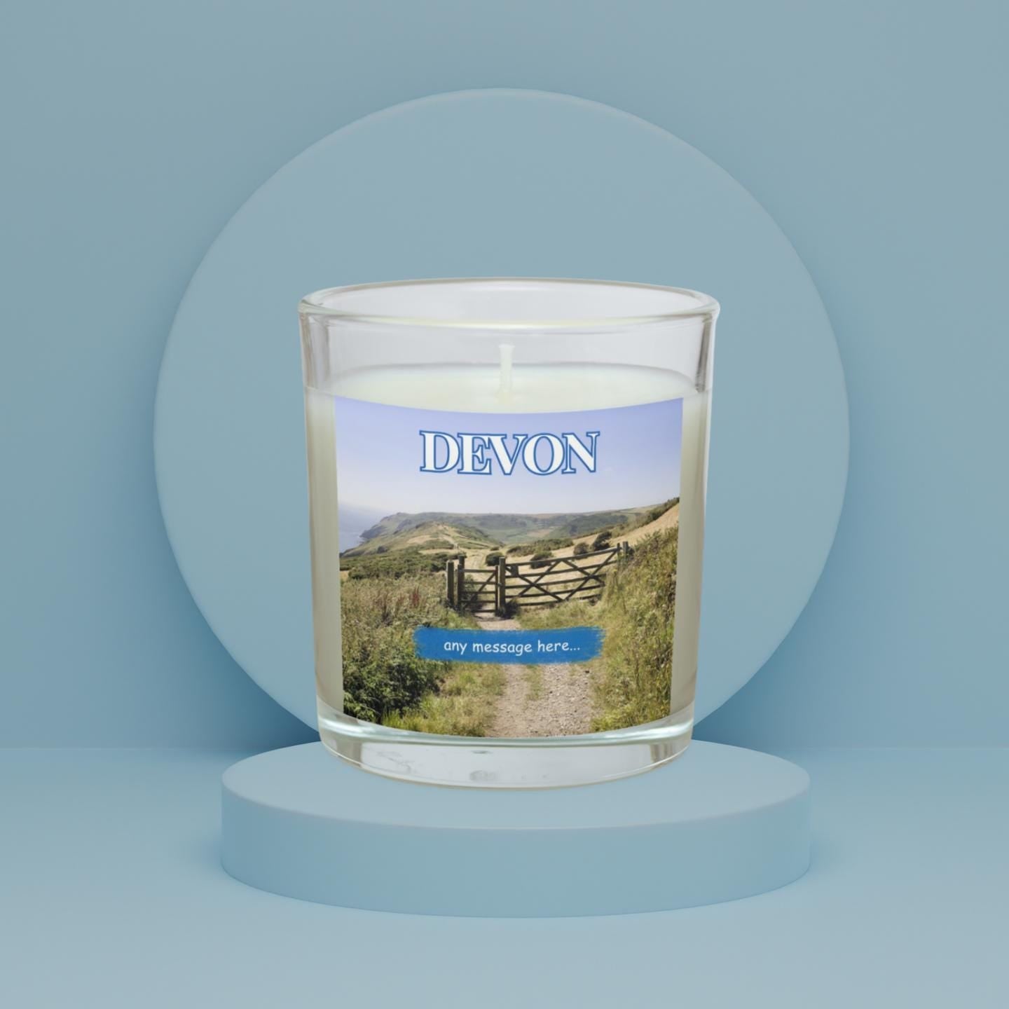 Devon Personalised Candle | Devon Gift | Devon Home Decor | Personalised Devon Gift | Devon Holiday Candle | Devon Memories Travel Gift Etsy