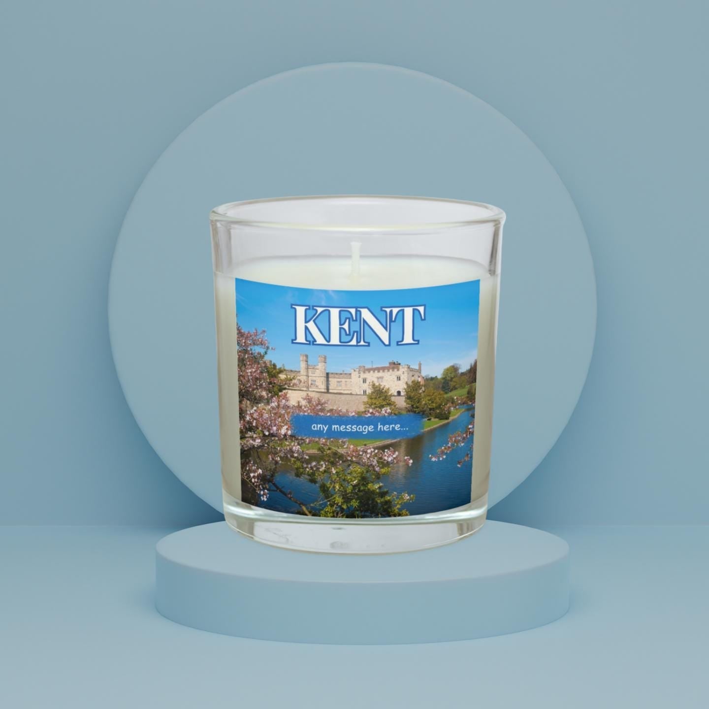 Kent Personalised Candle | Kent UK Travel Candle | Kent Travel Gift | Kent Countryside Gift | Scenic Kent Candle | Kent Keepsake Candle Gift Etsy