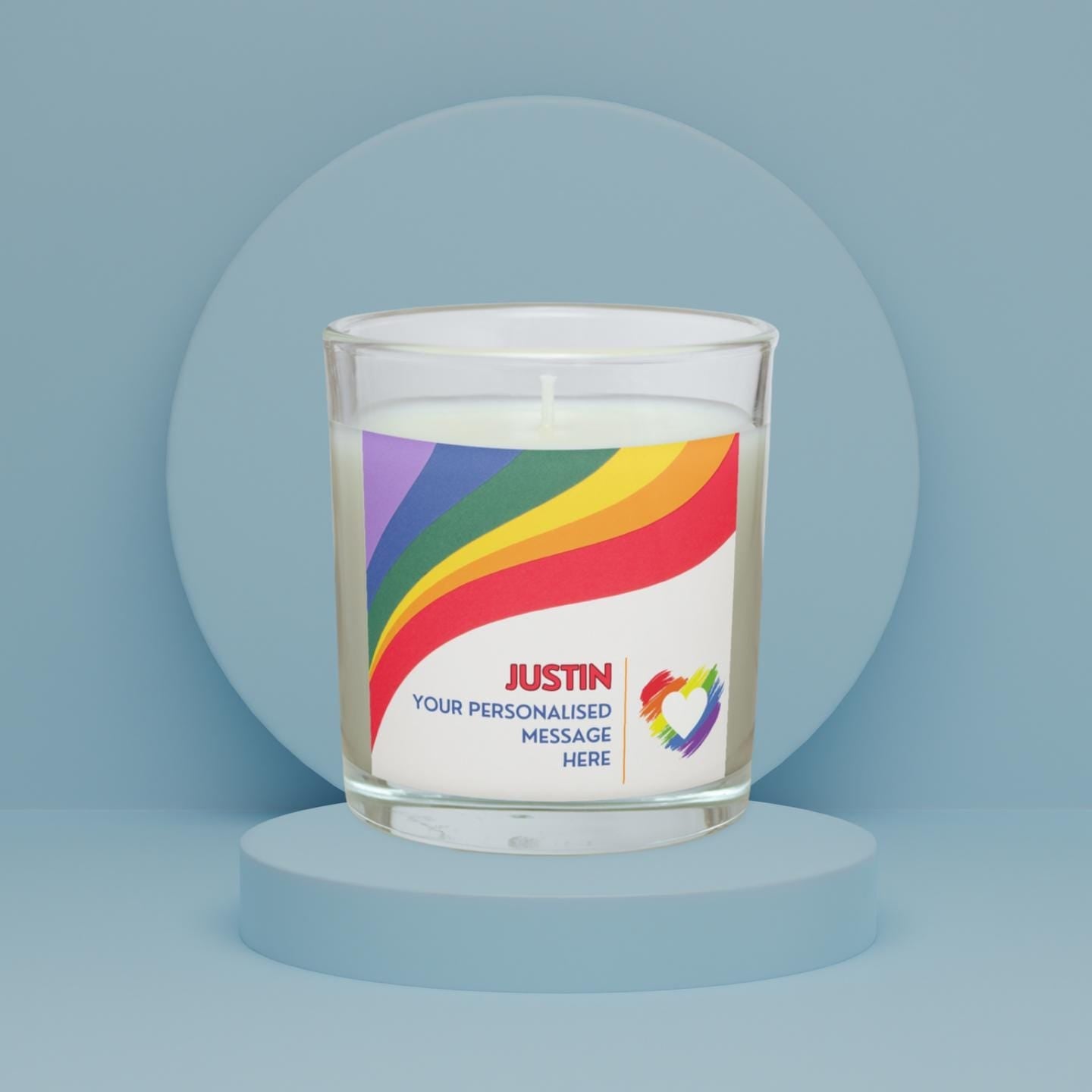 Love Is Love Personalised Photo Candle | LGBTQ Gifts | Gay Pride Photo Gift | Gay Relationship Gift | Personalised Photo and Message Gift Etsy