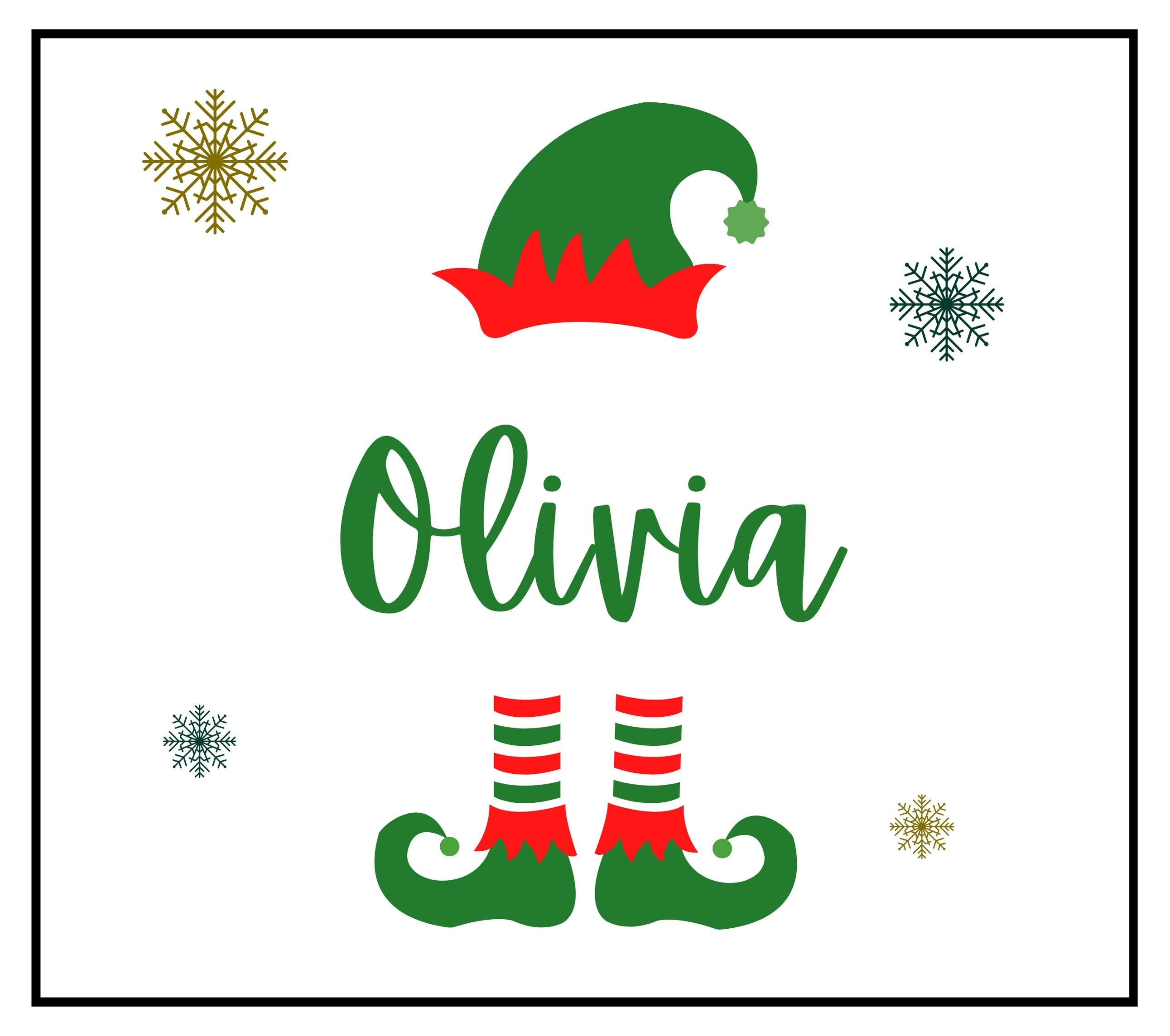 Christmas Name Personalised Candle | Custom Name Christmas Gift | Christmas Eve Box Ideas | Secret Santa | Christmas Countdown Candle Gift Etsy