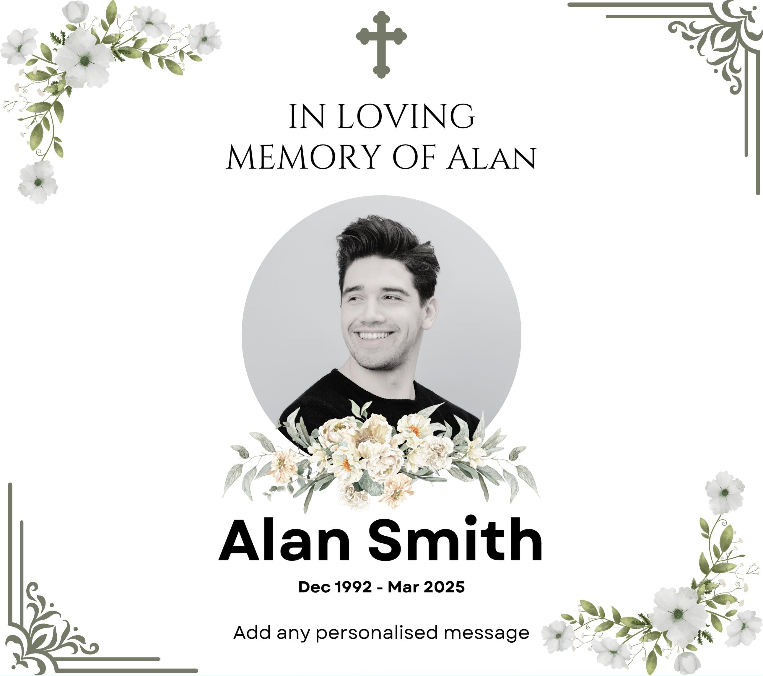 Memorial Name & Photo Personalised Candle, Remembrance Gift, Memorial Candle, Sympathy Candle Gift, Bereavement, Memory Photo Message Gifts Etsy