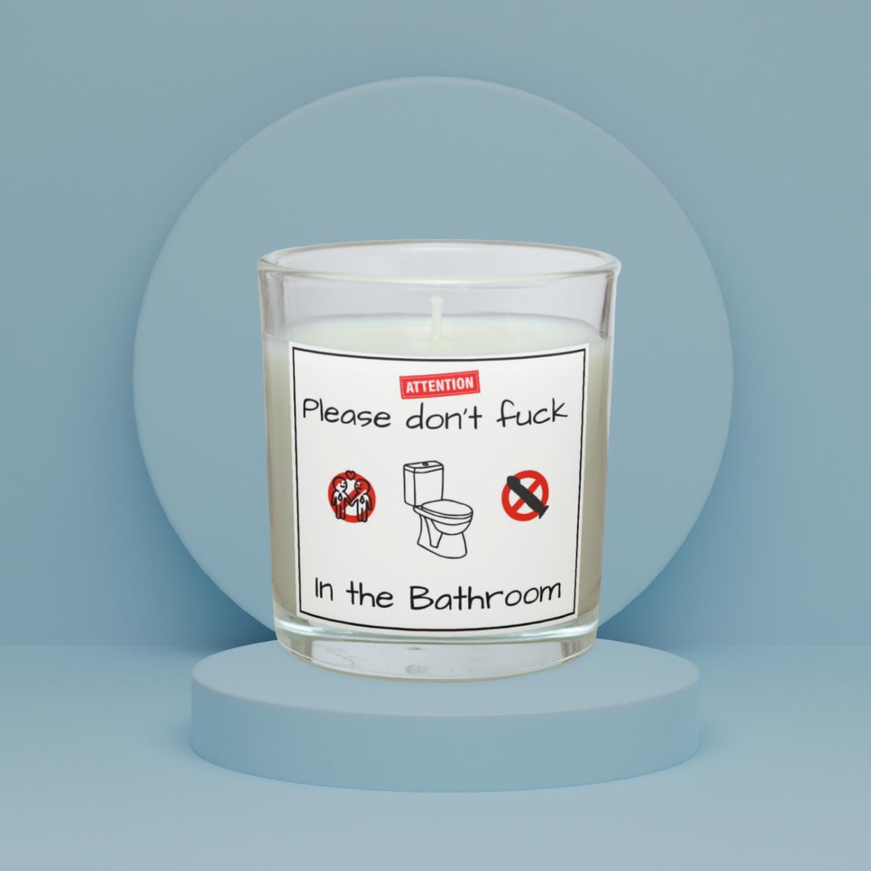 Funny No Sex in the Bathroom Personalised Candle | Funny Housemate Gift | House Party Décor | Cheeky Adult Humour | Funny House Rules Gift Etsy