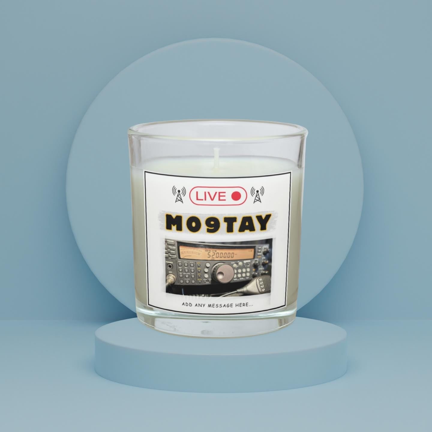 Ham Radio Personalised Candle | Amateur Radio Operator Gift | Radio Shack Décor | Ham Radio Enthusiast Gift | CQ Call Sign | Amateur Radio Etsy