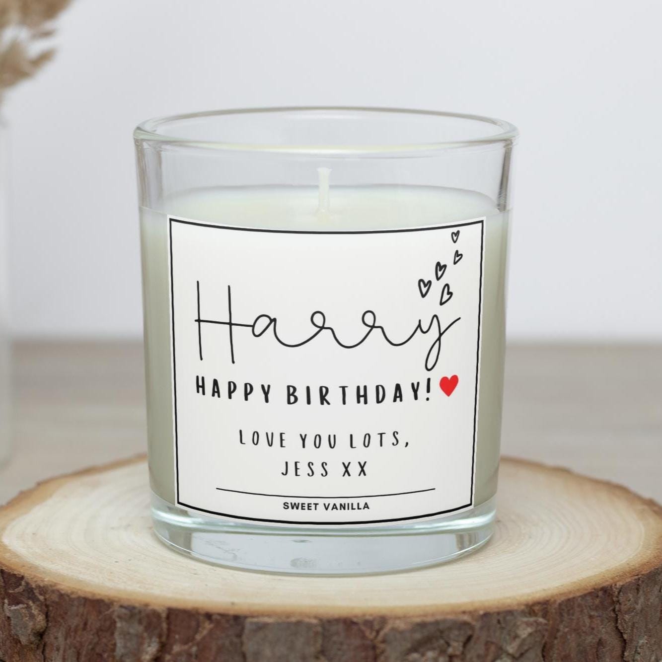 Boyfriend Name Message Personalised Candle Gift | Cute Gift for Boyfriend | Love You Gift | Thoughtful Candle Gift for Husband or Boyfriend Etsy