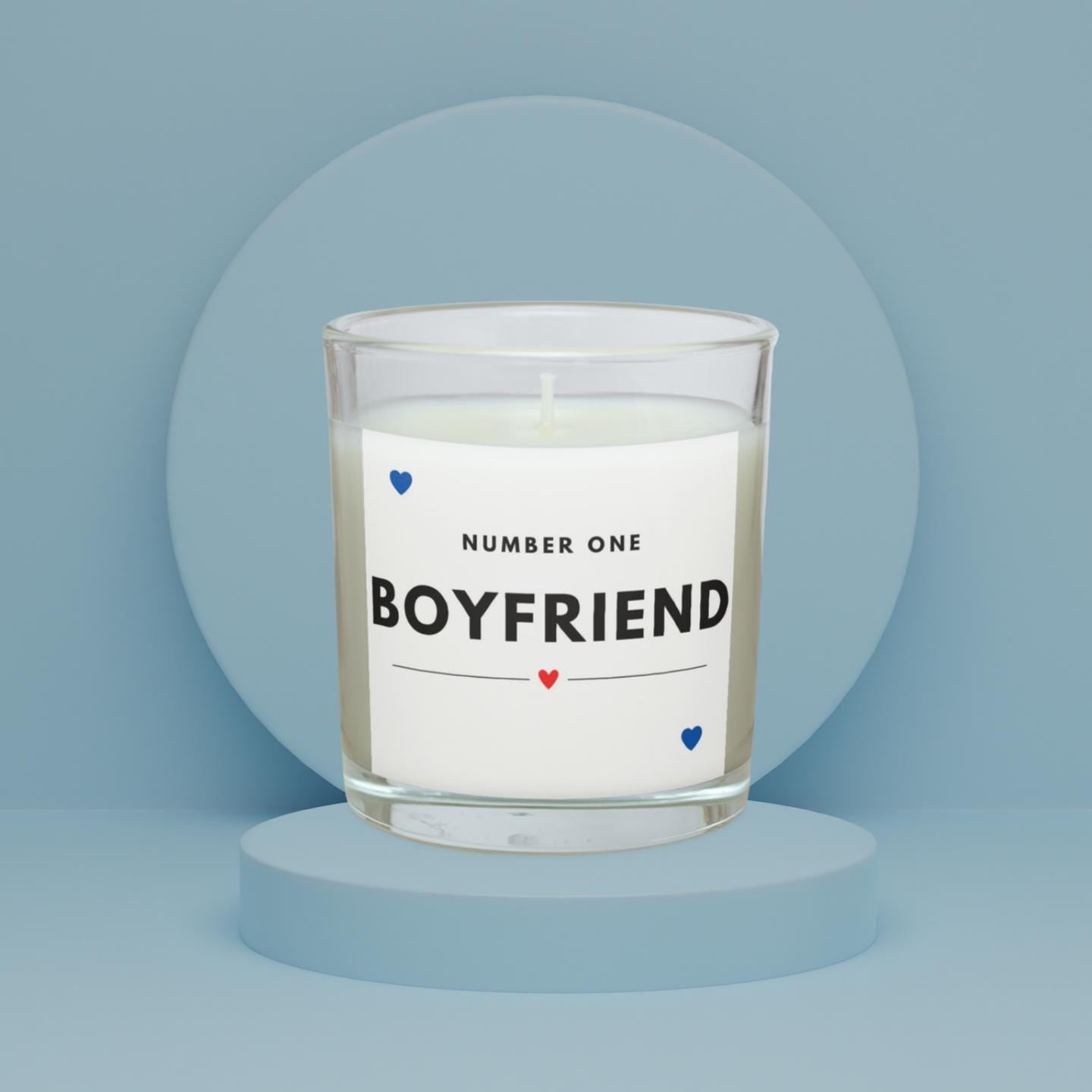 Number One Boyfriend Personalised Candle Gift | Best Gifts for Boyfriend | Romantic Boyfriend Candle | Cute Candle Gift | Anniversary Gift Etsy