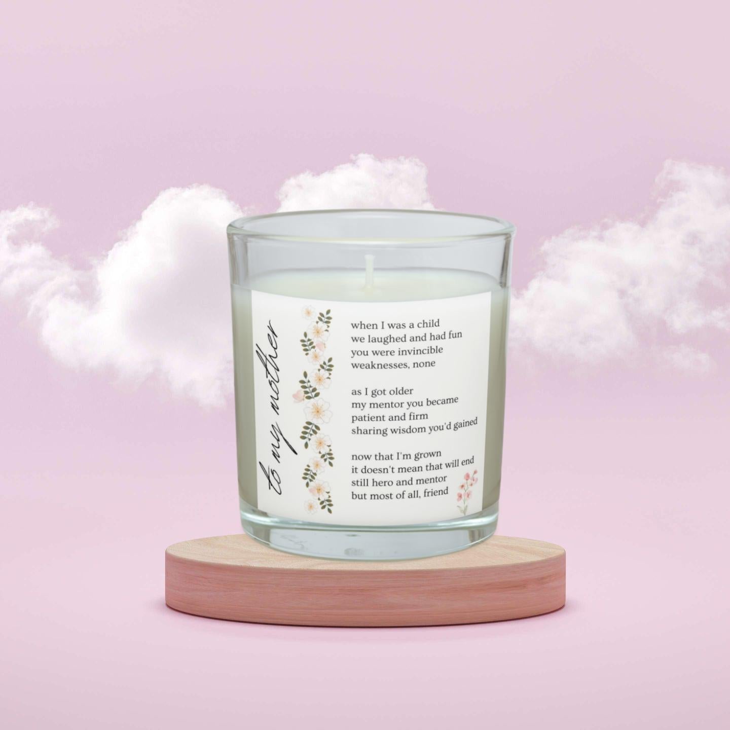 To My Mother Personalised Candle | Mum Quote Message Gift | To my Mum Candle | Personalised Mum Candle | Mum Birthday Gift | Mother's Day Etsy