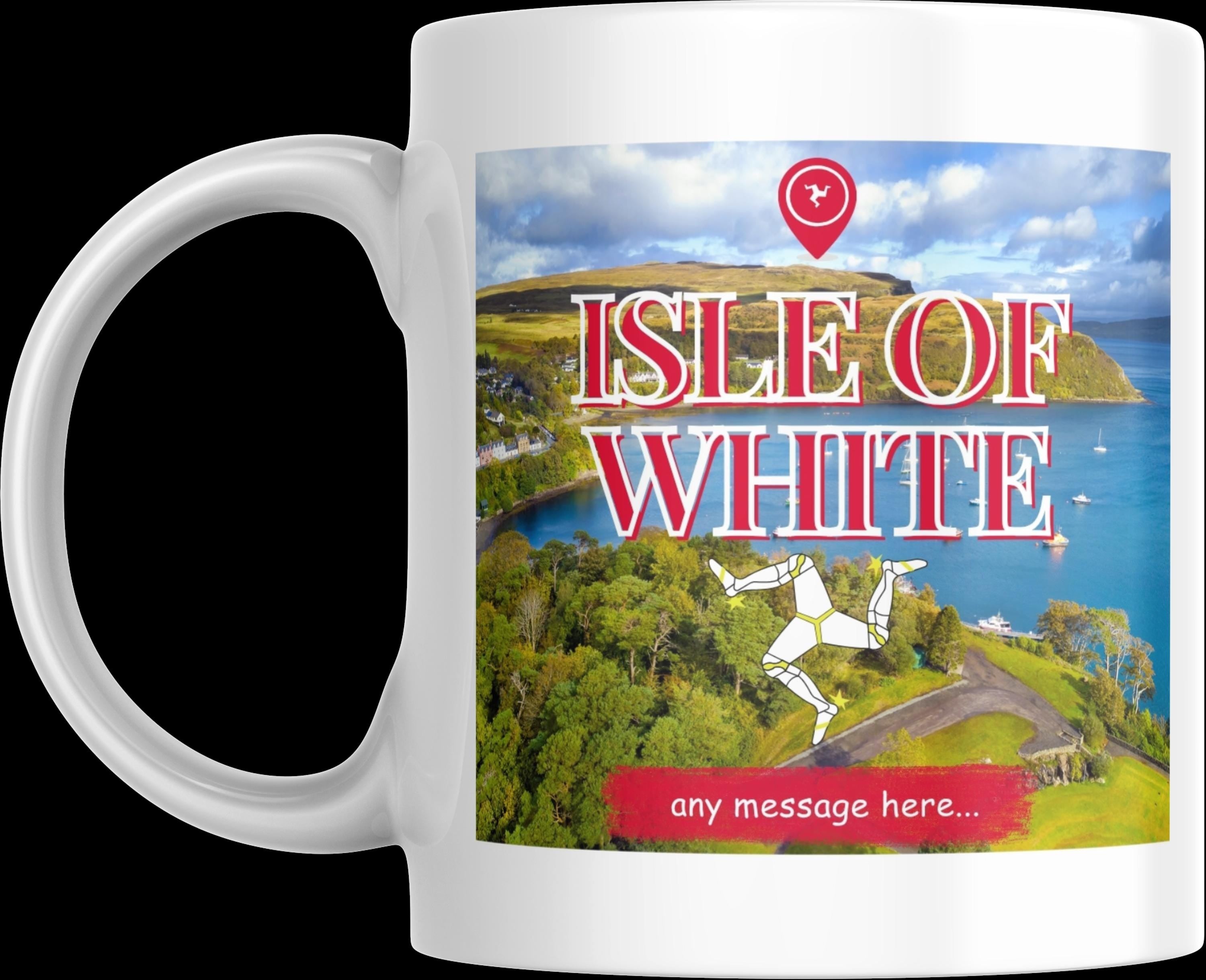 Personalised Isle of Wight Mug | Scenic Coastal Design | Custom Message | Souvenir Gift | Isle Of White Gift | UK travel Gift | Island Gifts Etsy