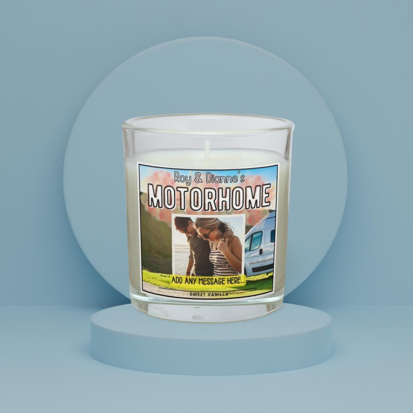 Motorhome Photo Personalised Candle | Campervan Candle Decor | Motorhome Gift | Vanlife Gift | Retirement Gift | Travel Themed Candle Gift Etsy