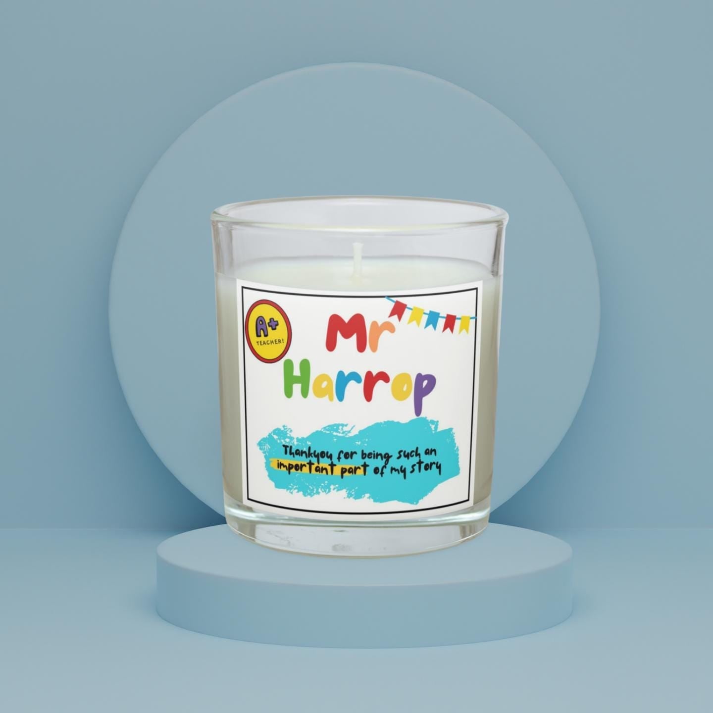 Thank You Teacher Personalised Candle | Favourite Teacher Gift | Thank You Teacher Gift | Candle for School Teacher | End of Term Teacher Etsy