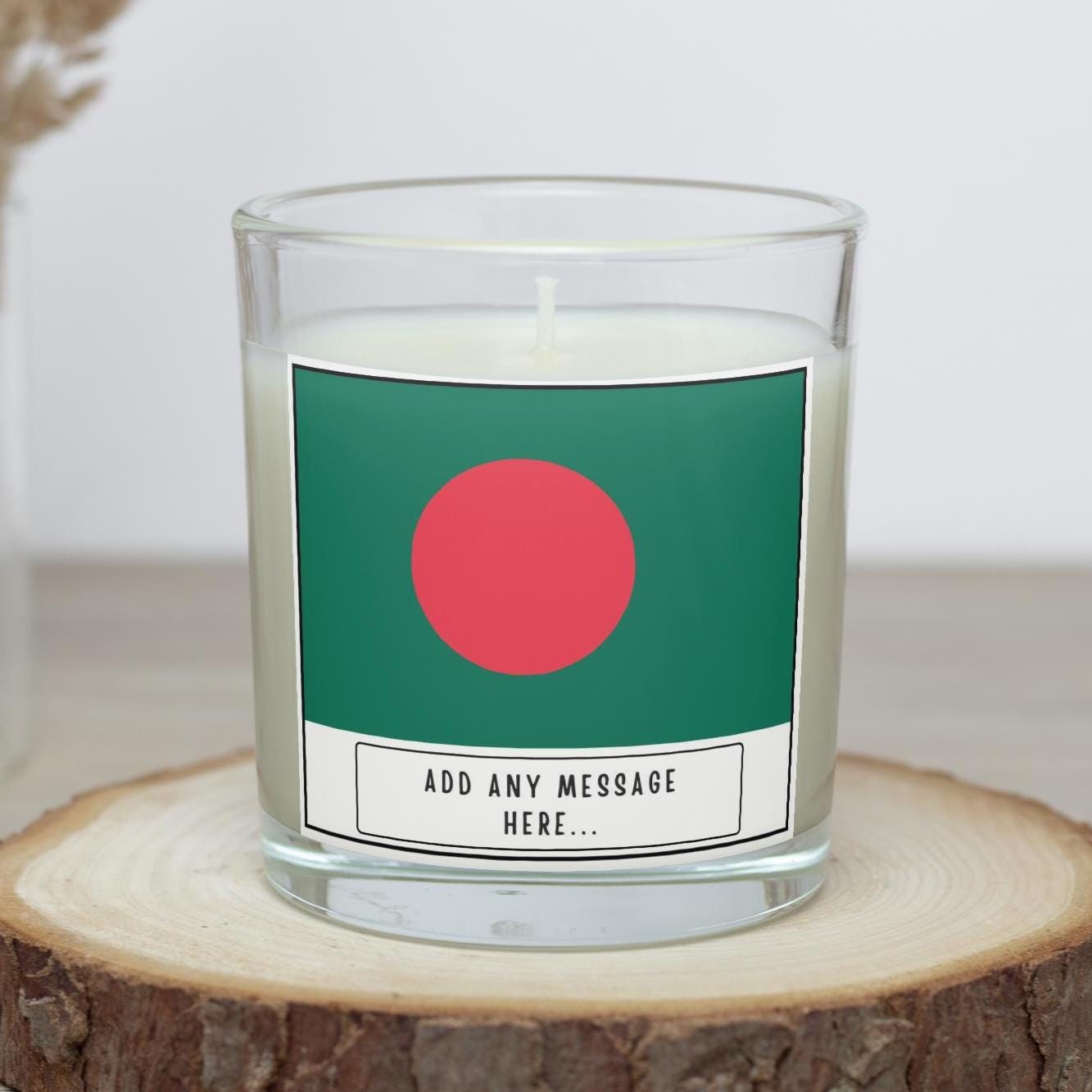 Bangladesh Personalised Candle | Flag of Bangladesh | Bangladeshi Flag Gift | Bengali Gift | Custom Bengali Gift | Bengali Flag Home Décor Etsy