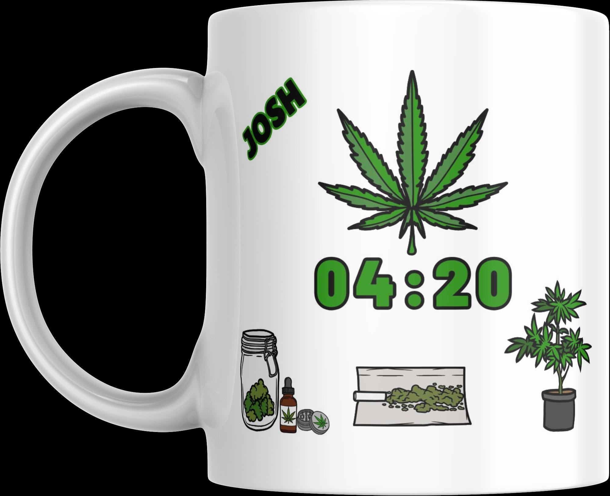 Funny Weed Mug | Weed Gift | Novelty Mug | Stoner Gifts | Personalised 420 Mug | Cannabis Cup | Funny Stoner Gift | 420 Personalised Gift Etsy