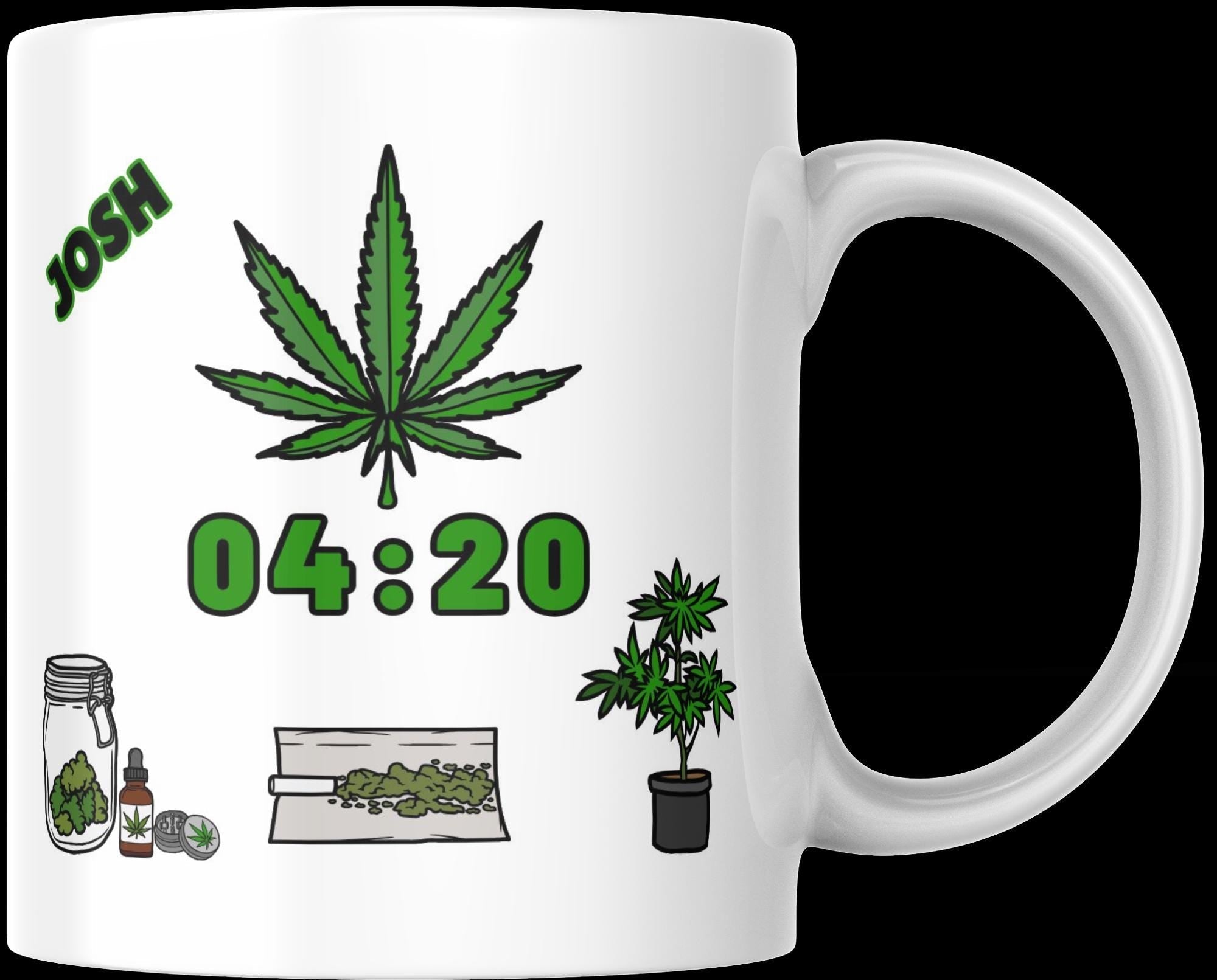 Funny Weed Mug | Weed Gift | Novelty Mug | Stoner Gifts | Personalised 420 Mug | Cannabis Cup | Funny Stoner Gift | 420 Personalised Gift Etsy