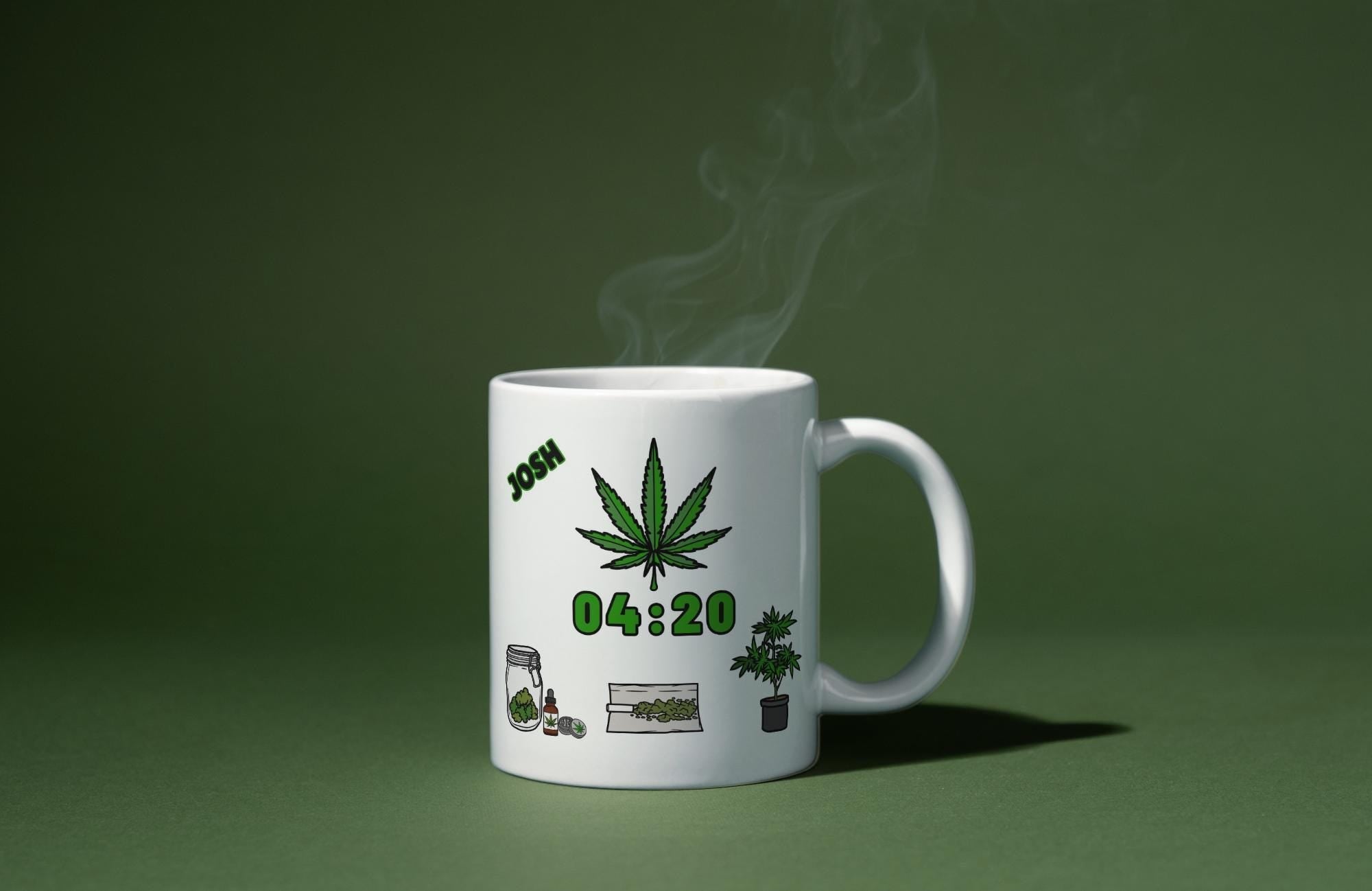 Funny Weed Mug | Weed Gift | Novelty Mug | Stoner Gifts | Personalised 420 Mug | Cannabis Cup | Funny Stoner Gift | 420 Personalised Gift Etsy