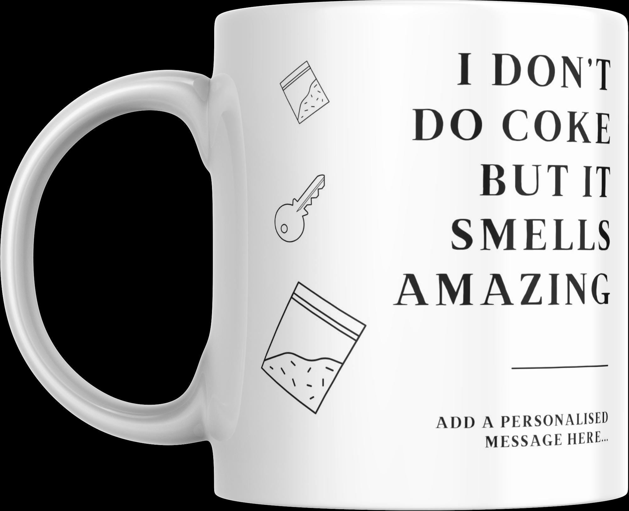 Personalised Cocaine Novelty Mug | Funny Gift | Personalised Mug | Adult Gift | Novelty Drug Gift | Cocaine Gift | Joke Gift | Prank Gift Etsy