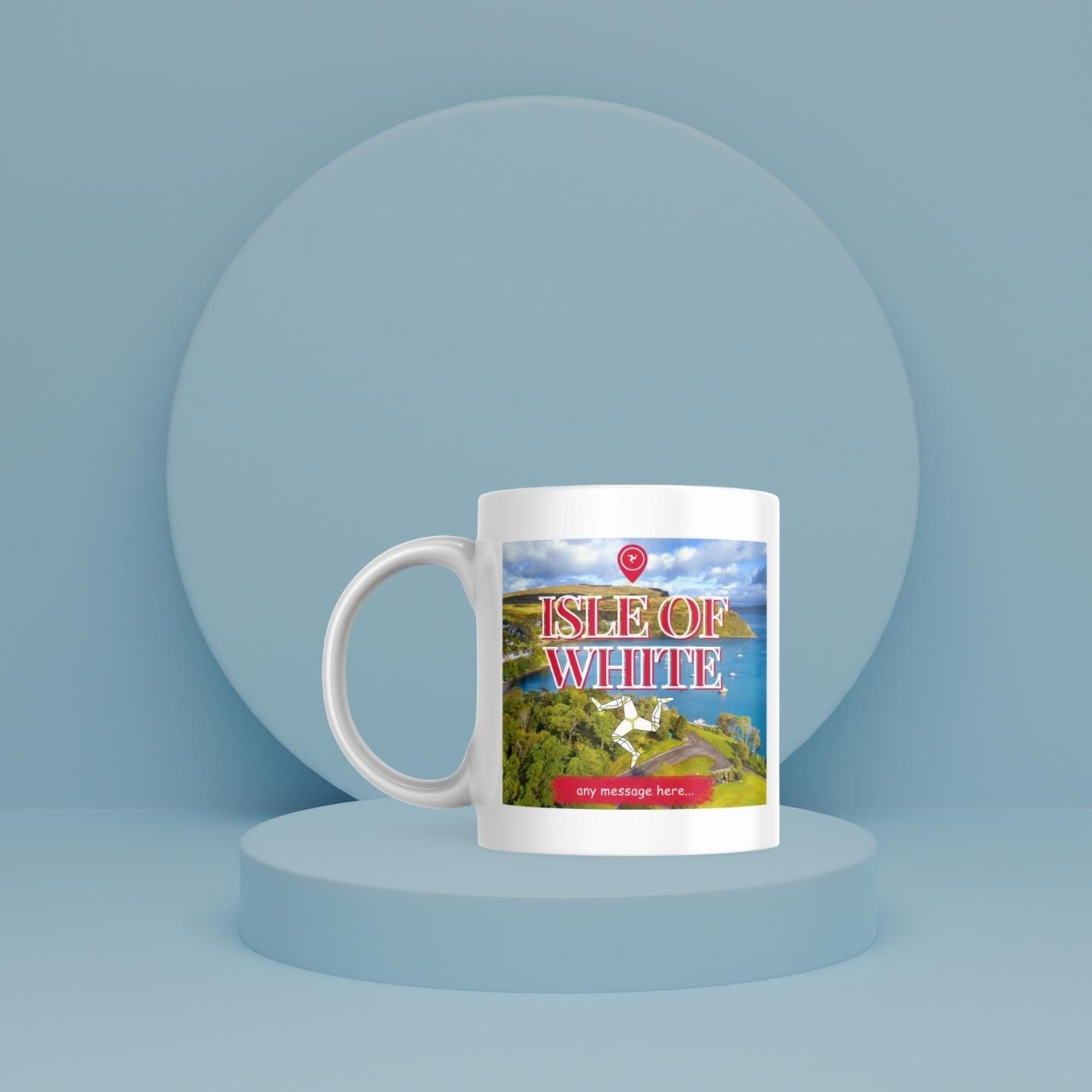 Personalised Isle of Wight Mug | Scenic Coastal Design | Custom Message | Souvenir Gift | Isle Of White Gift | UK travel Gift | Island Gifts Etsy