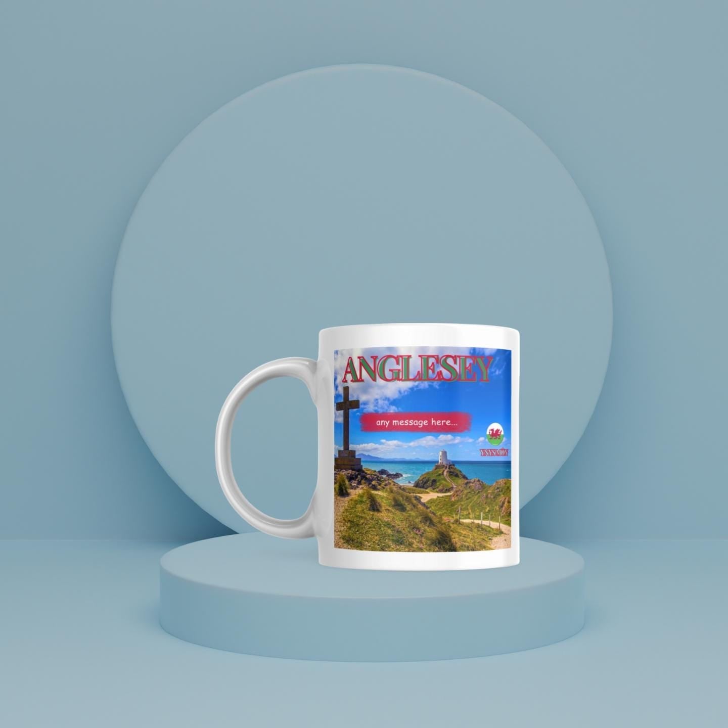 Personalised Anglesey Mug | Custom Ynys Môn Gift | Welsh Coastal Mug | Lighthouse Coffee Cup | Wales Souvenir | Gift for Him or Her Etsy