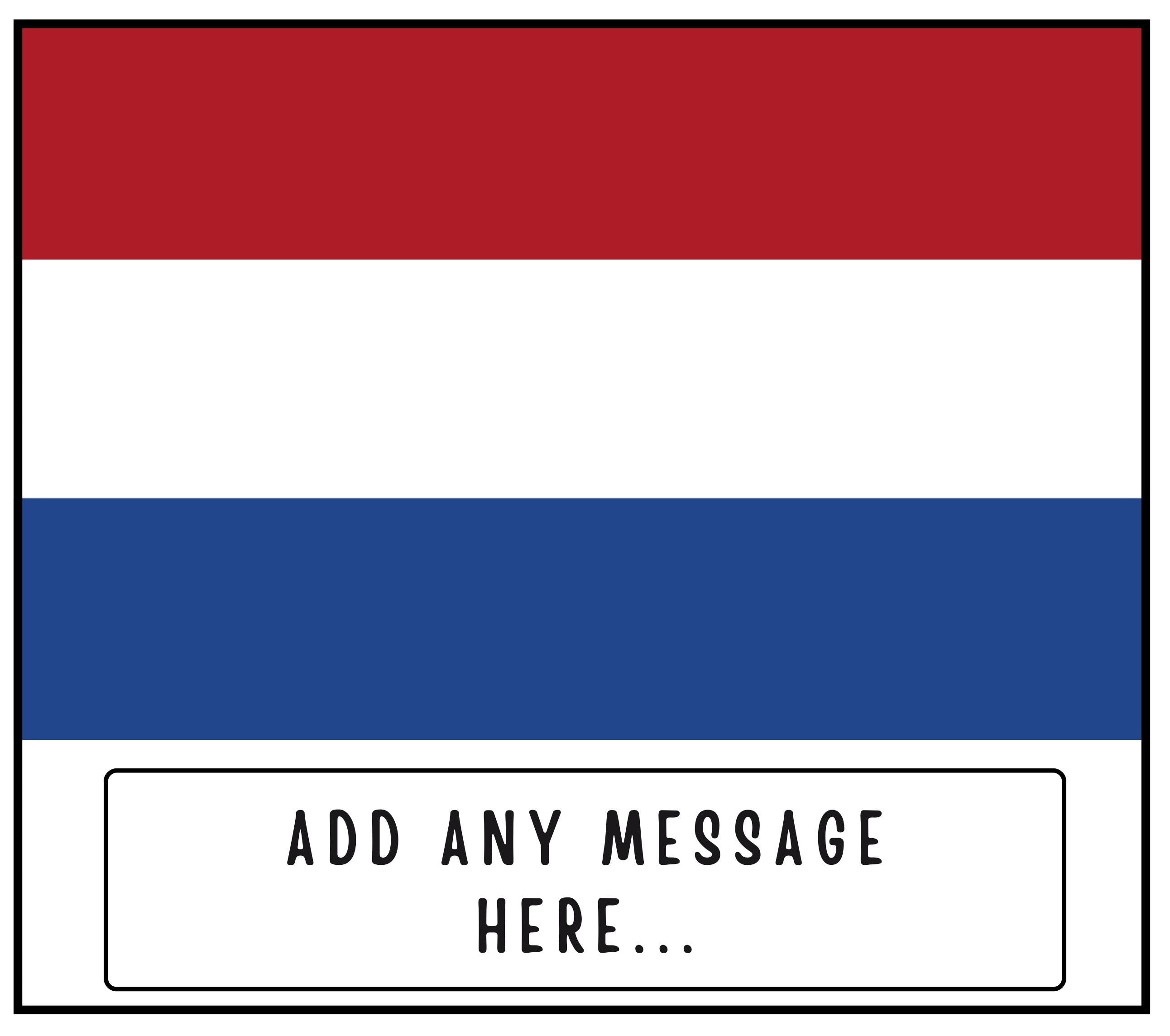 Netherlands Personalised Candle | Flag of Netherlands | Dutch Flag | Custom Dutch Message Gift | Gift for Dutch Friend | Dutch Home Decor Etsy