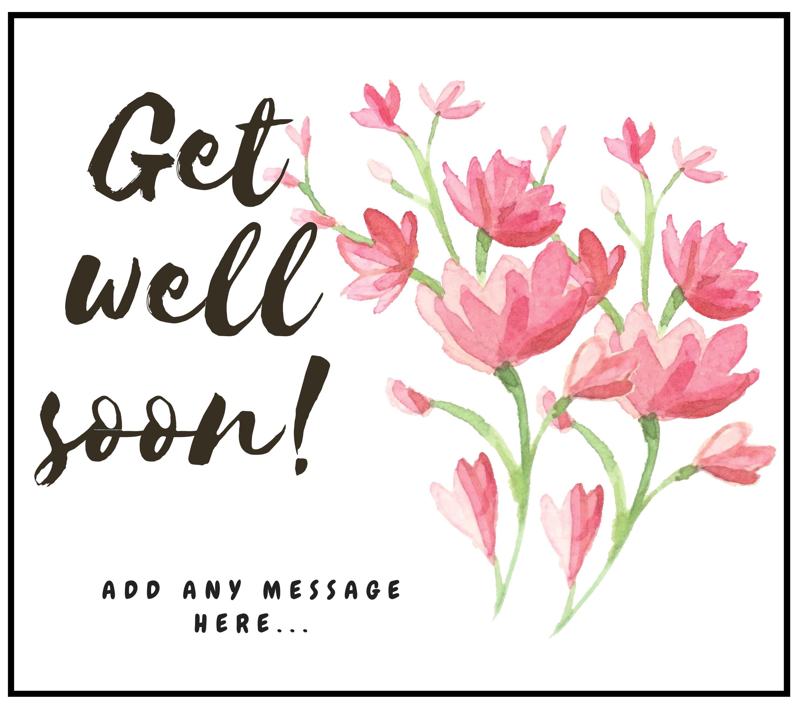 Get Well Soon Candle for Her | Recovery Gift for Her | Thinking of You Get Well Message | Illness Recovery Gift for Female | Friend | Family Etsy