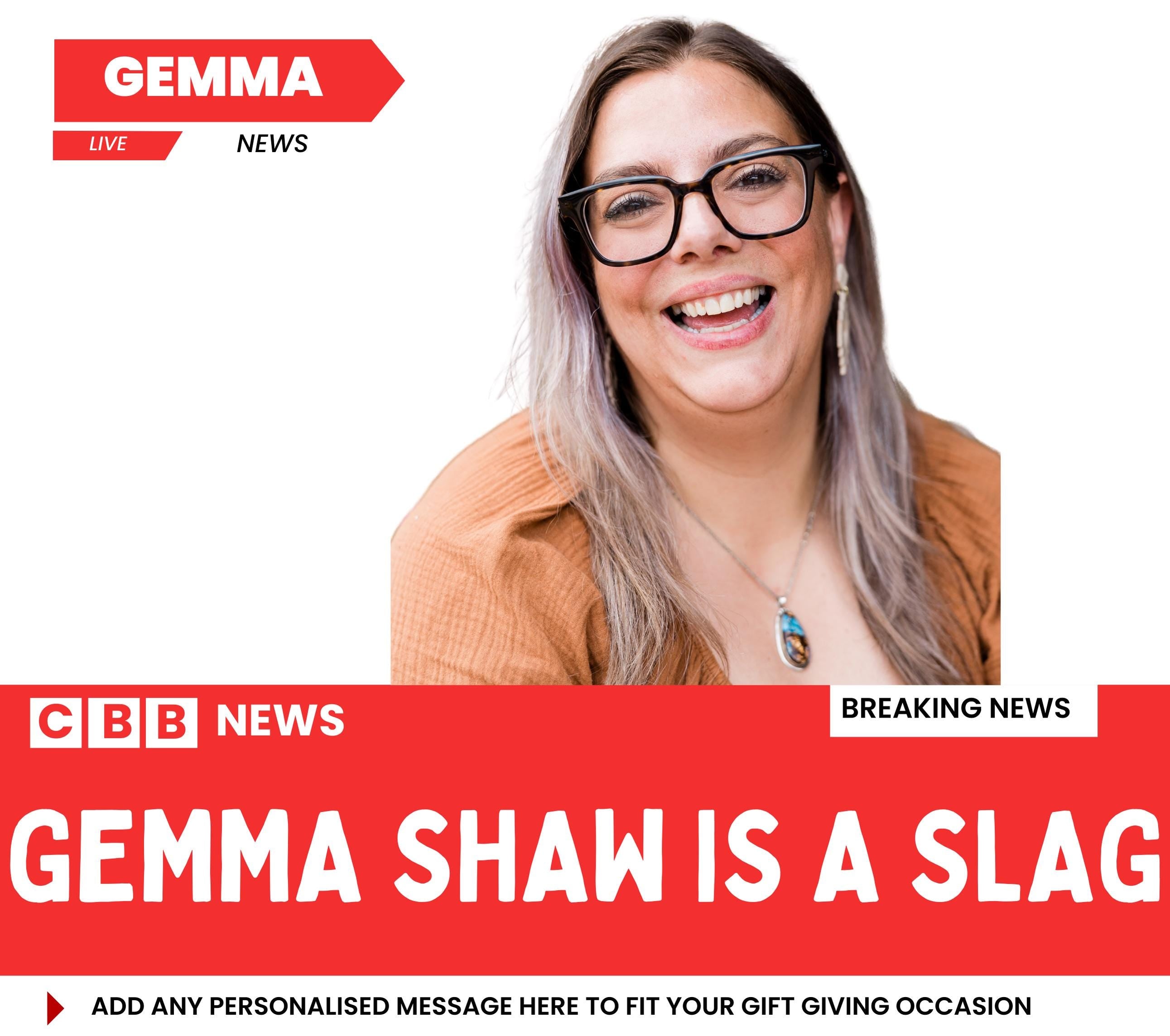 Funny Rude Name Message Personalised Candle | News Style Photo & Message Upload Custom Candle Gift Etsy