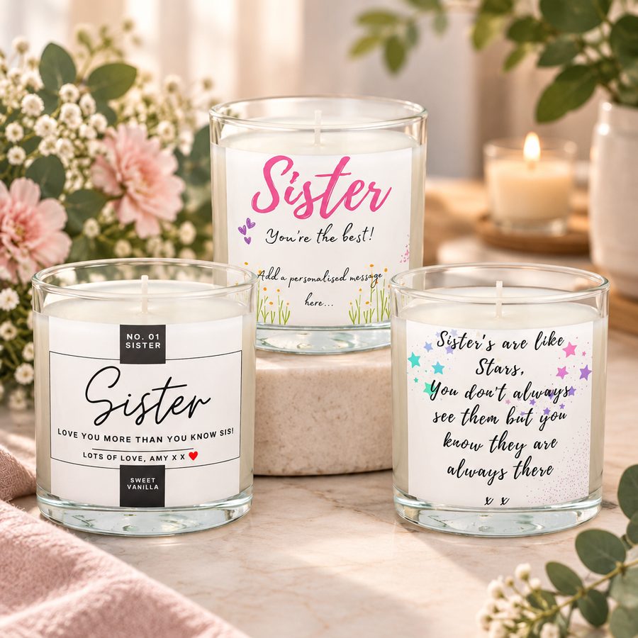 Sister Personalised Candles