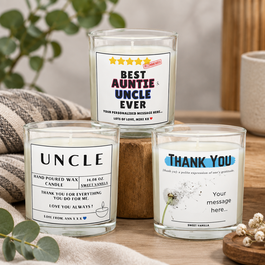 Uncle Personalised Candles collection image