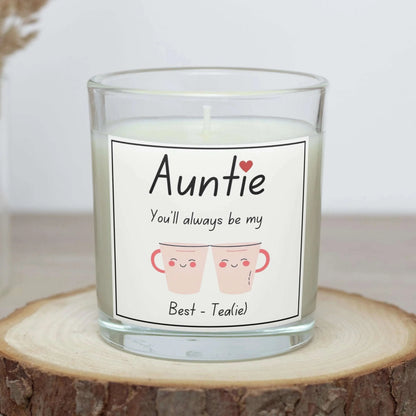 Auntie, My Bestie Personalised Candle | Cute Auntie Gift MKTrends Co