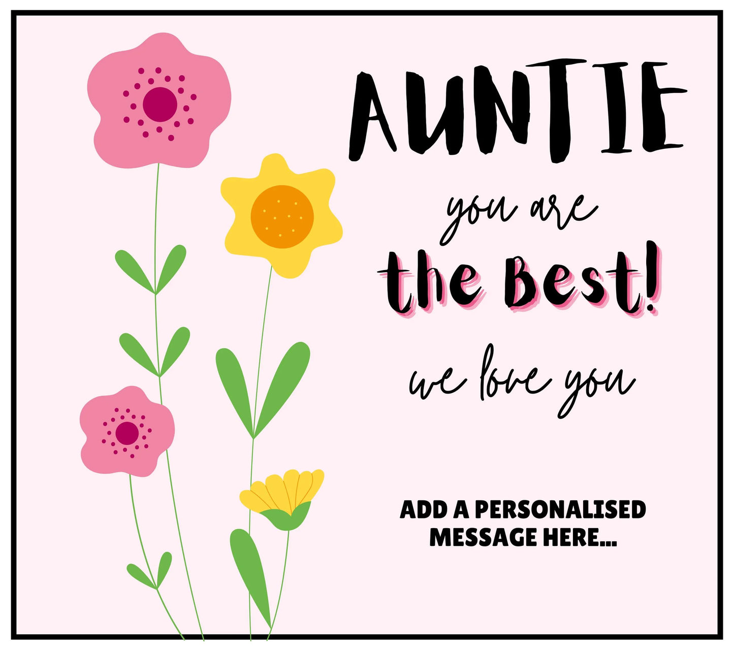 Auntie, You are the Best Personalised Candle | Best Auntie Gift MKTrends Co