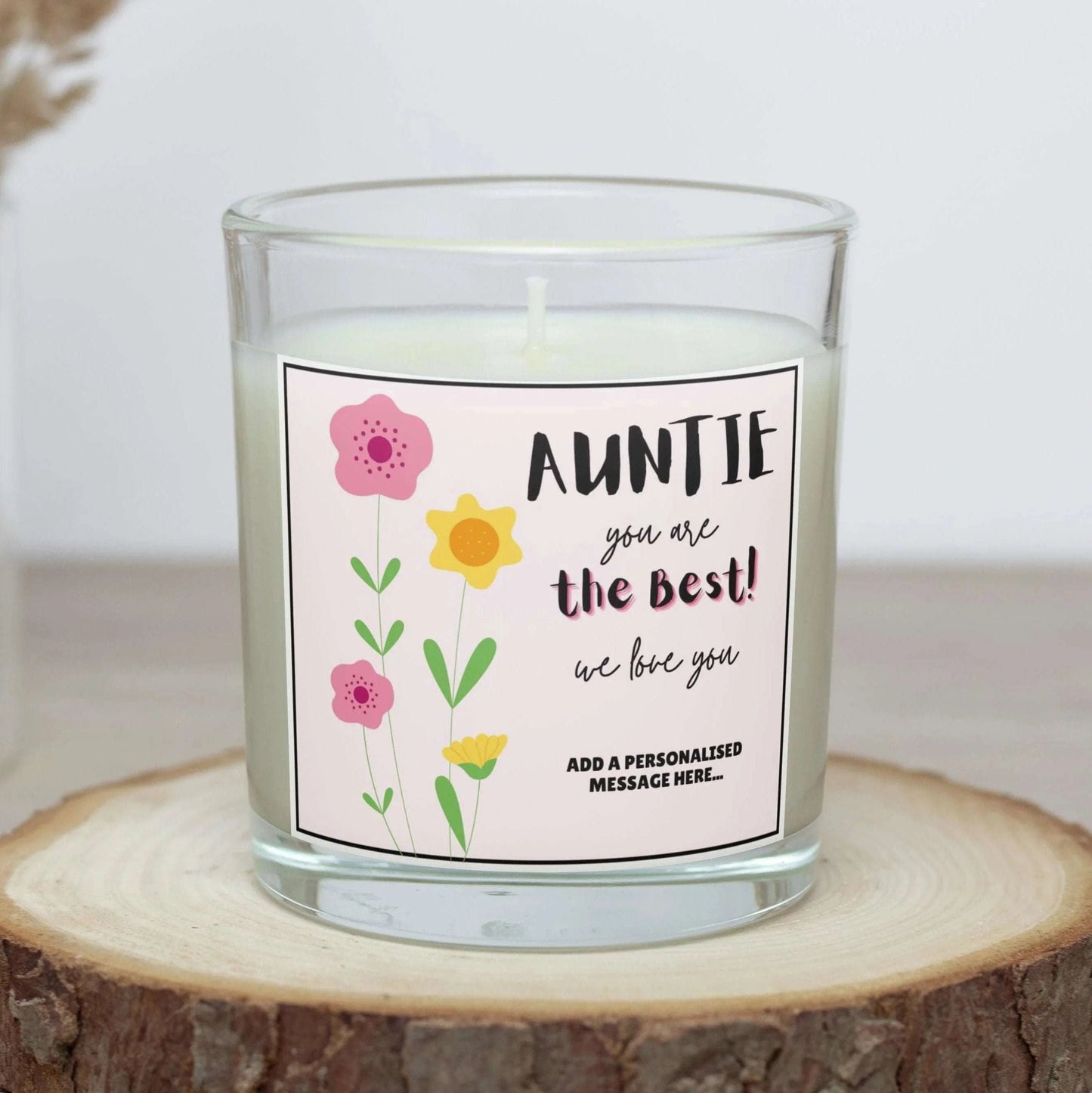 Auntie, You are the Best Personalised Candle | Best Auntie Gift MKTrends Co