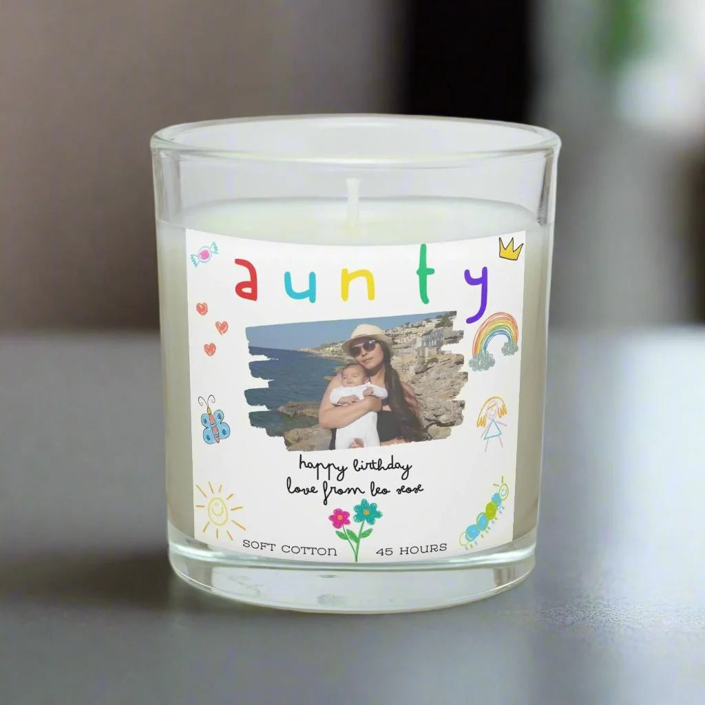 "Aunty" Personalised Soy Wax Candle MKTrends Co