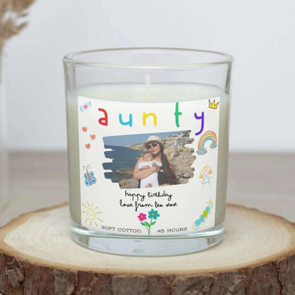 "Aunty" Personalised Soy Wax Candle MKTrends Co