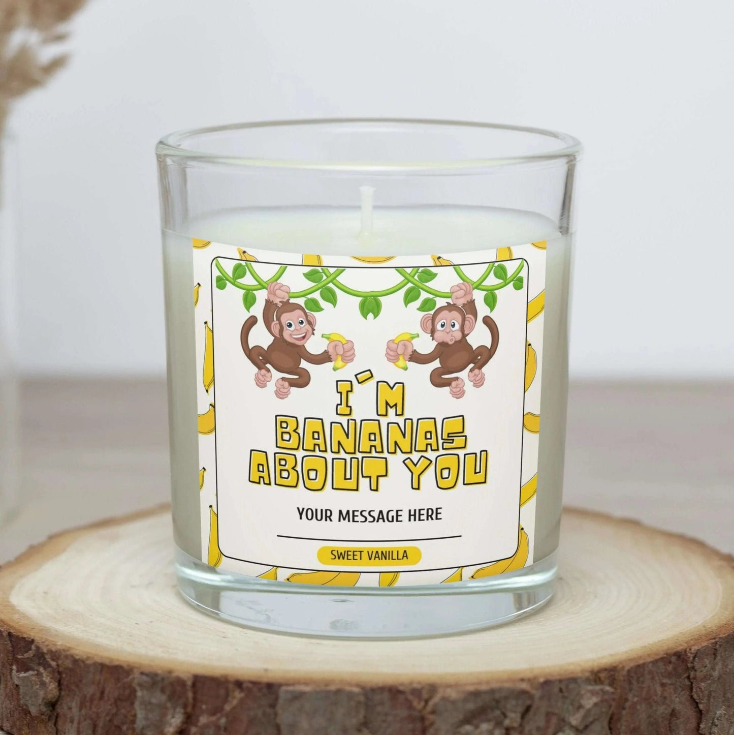 Banana's About You Personalised Candle | Girlfriend | Boyfriend Gift MKTrends Co