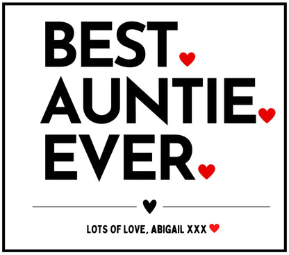 Best Auntie Ever Personalised Candle | Best Auntie Gift MKTrends Co