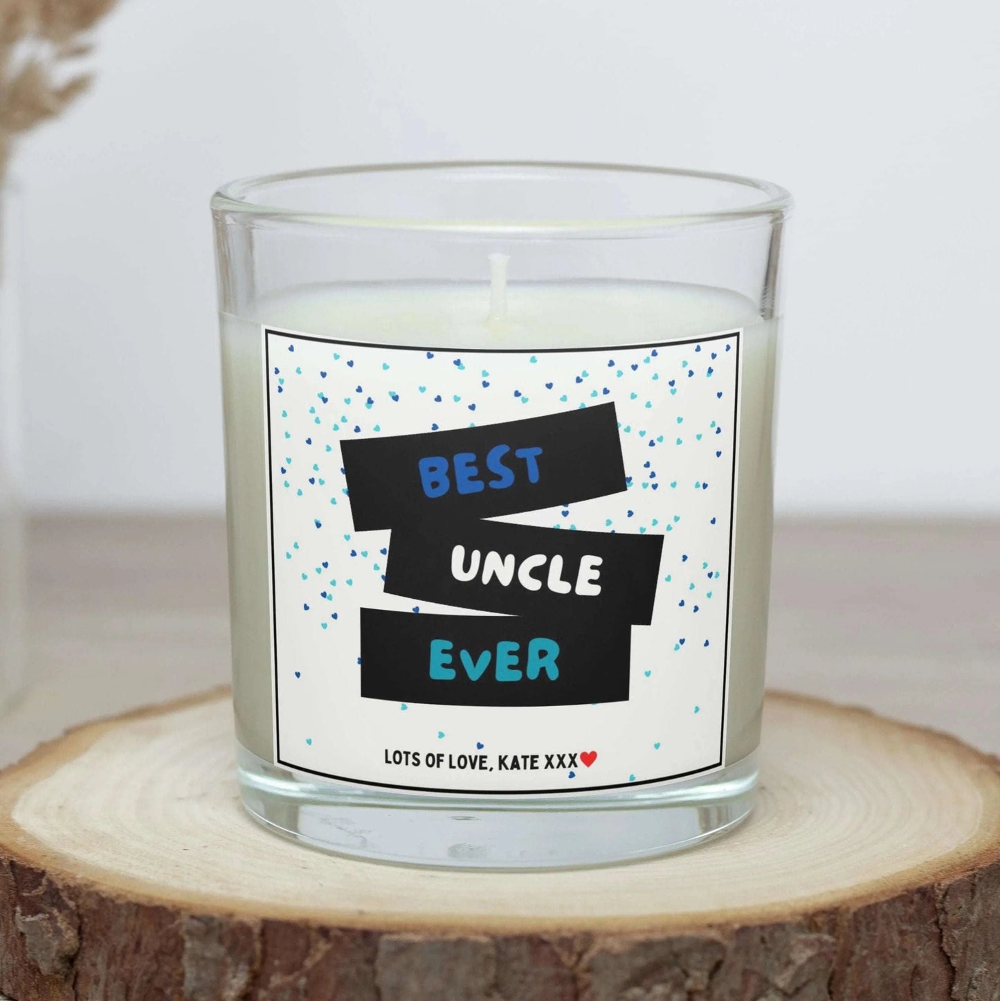 Best Uncle Personalised Candle | Best Uncle Ever Gift MKTrends Co