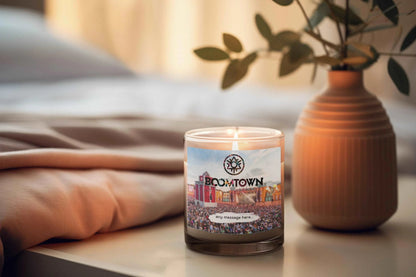 Boomtown Festival Personalised Candle MKTrends Co