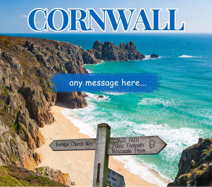 Cornwall personalised candle MKTrends Co