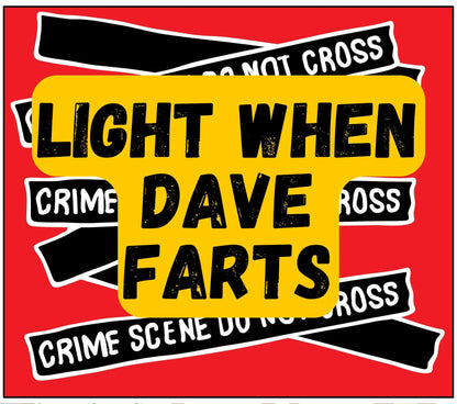 Crime Scene Fart Extinguisher Personalised Candle | Funny Novelty Gifts MKTrends Co