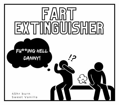 Funny Fart Extinguisher Personalised Candle | Funny Candle | Any Message MKTrends Co