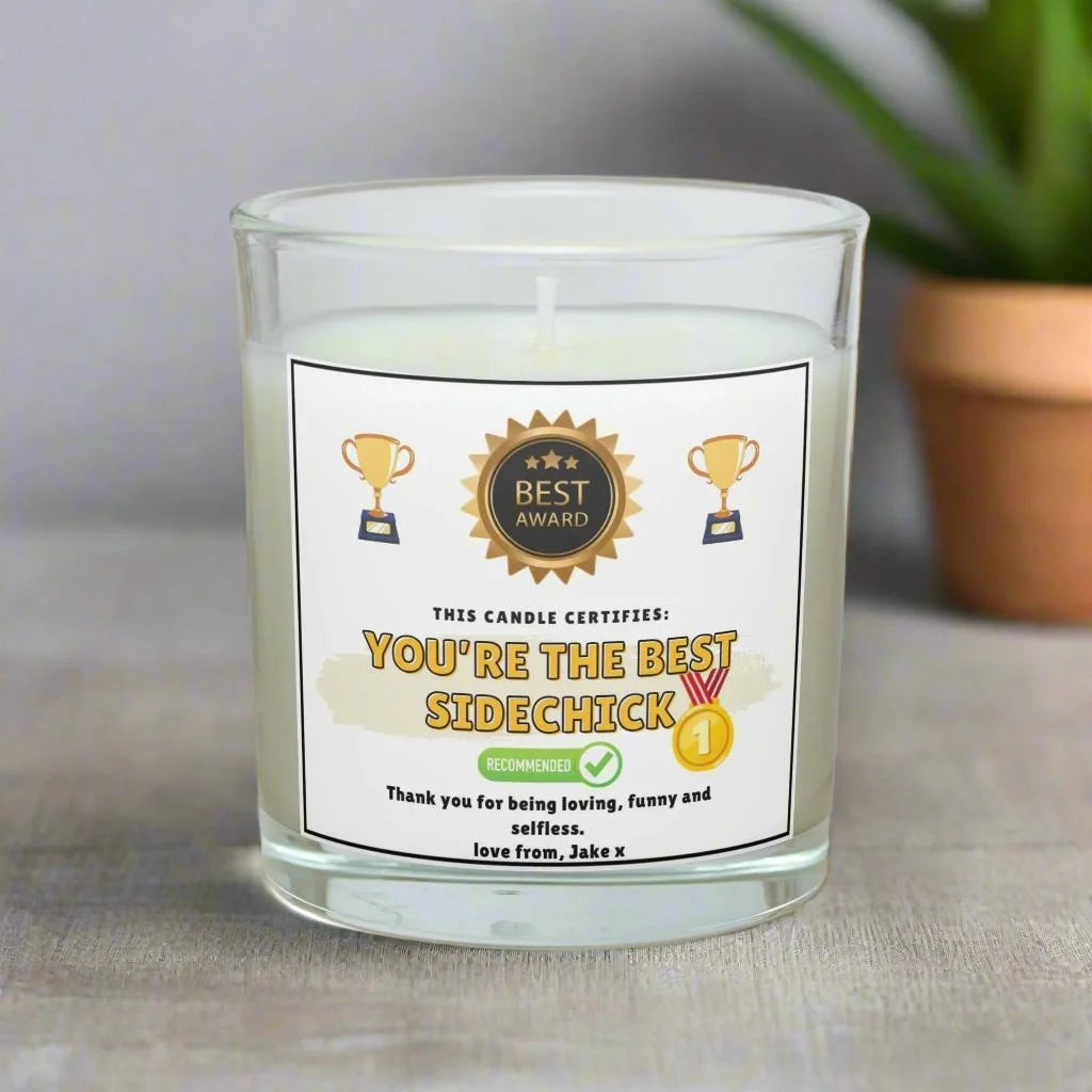 Funny Girlfriend Wife Award Joke Personalised Candle | Novelty Girlfriend Gift MKTrends Co