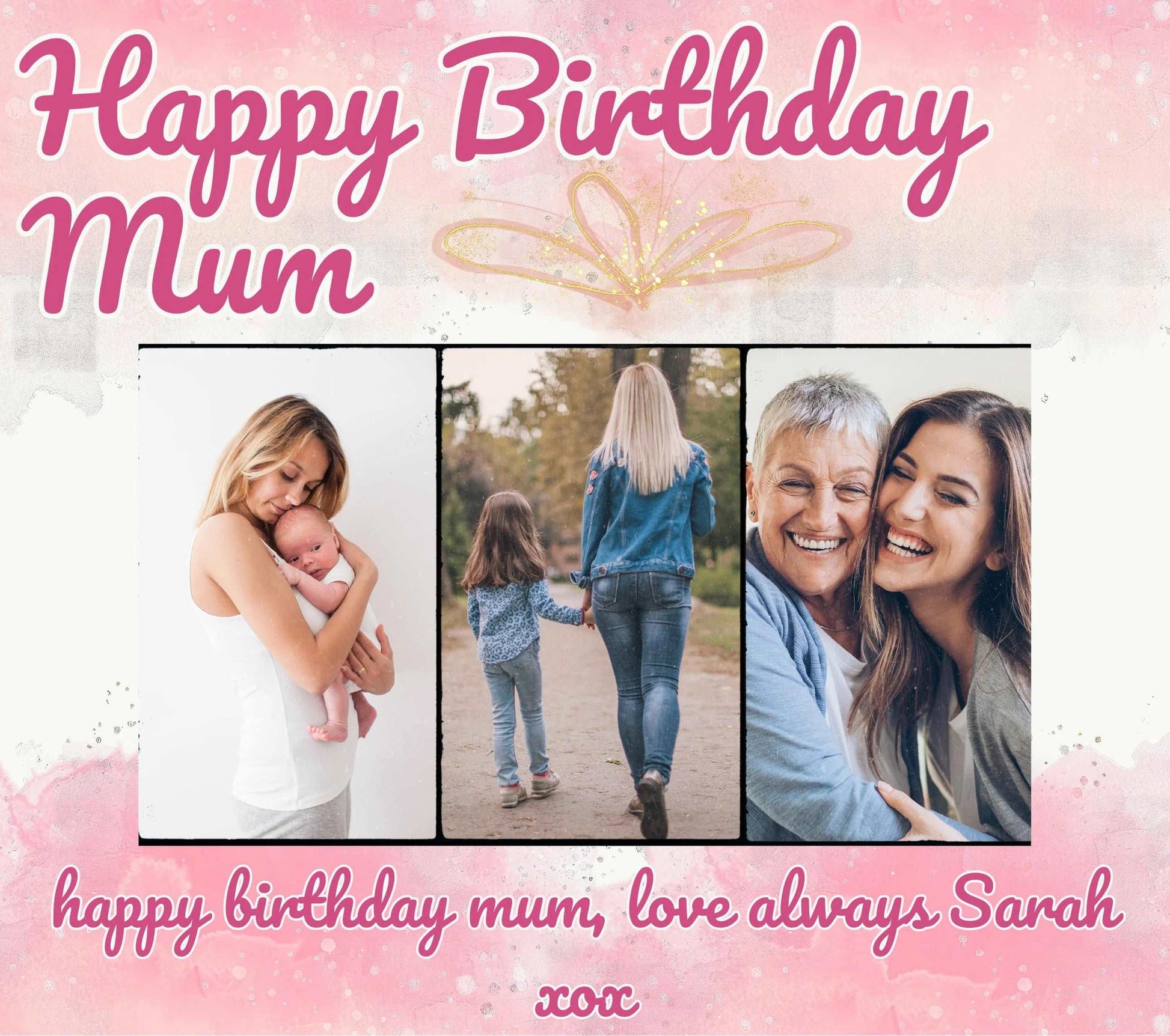 "Happy Birthday, Mum." - Personalised Soy Wax Candle for Mum MKTrends Co