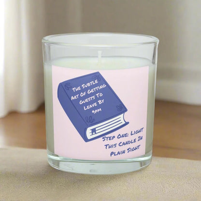 How to Get People to Leave by 9pm Personalised Soy Wax Candle – The Ultimate Funny Gift MKTrends Co