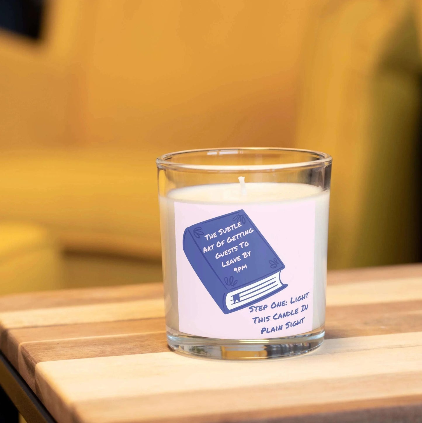 How to Get People to Leave by 9pm Personalised Soy Wax Candle – The Ultimate Funny Gift MKTrends Co